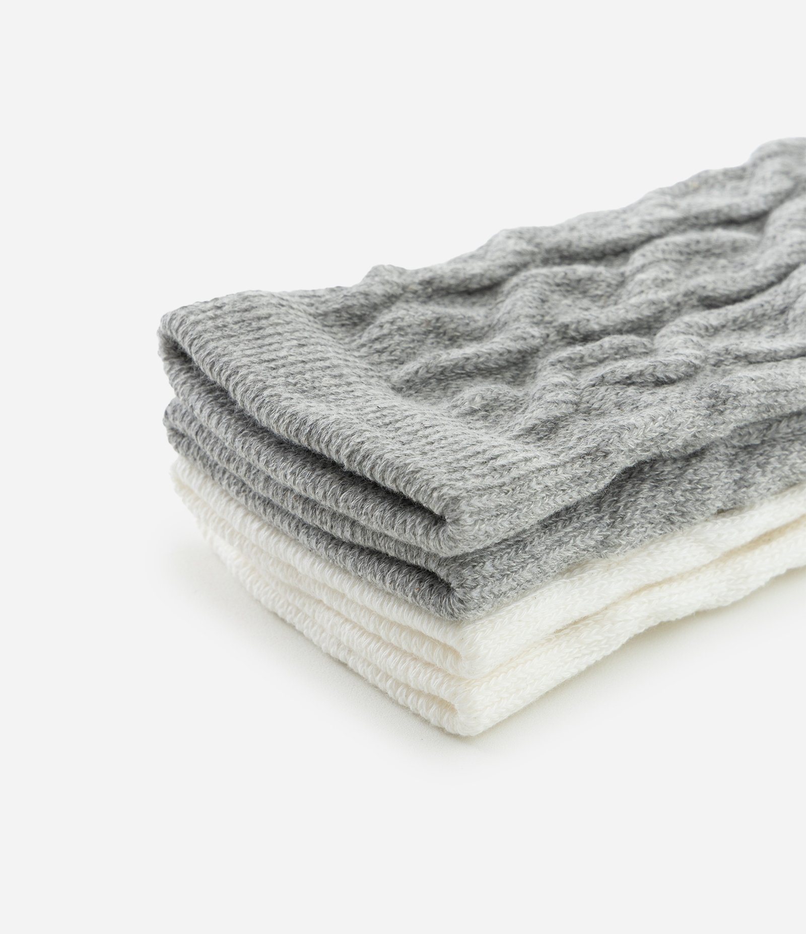 Kit 2 Pares de Meia Cano Médio em Algodão Texturizado Multicores 5