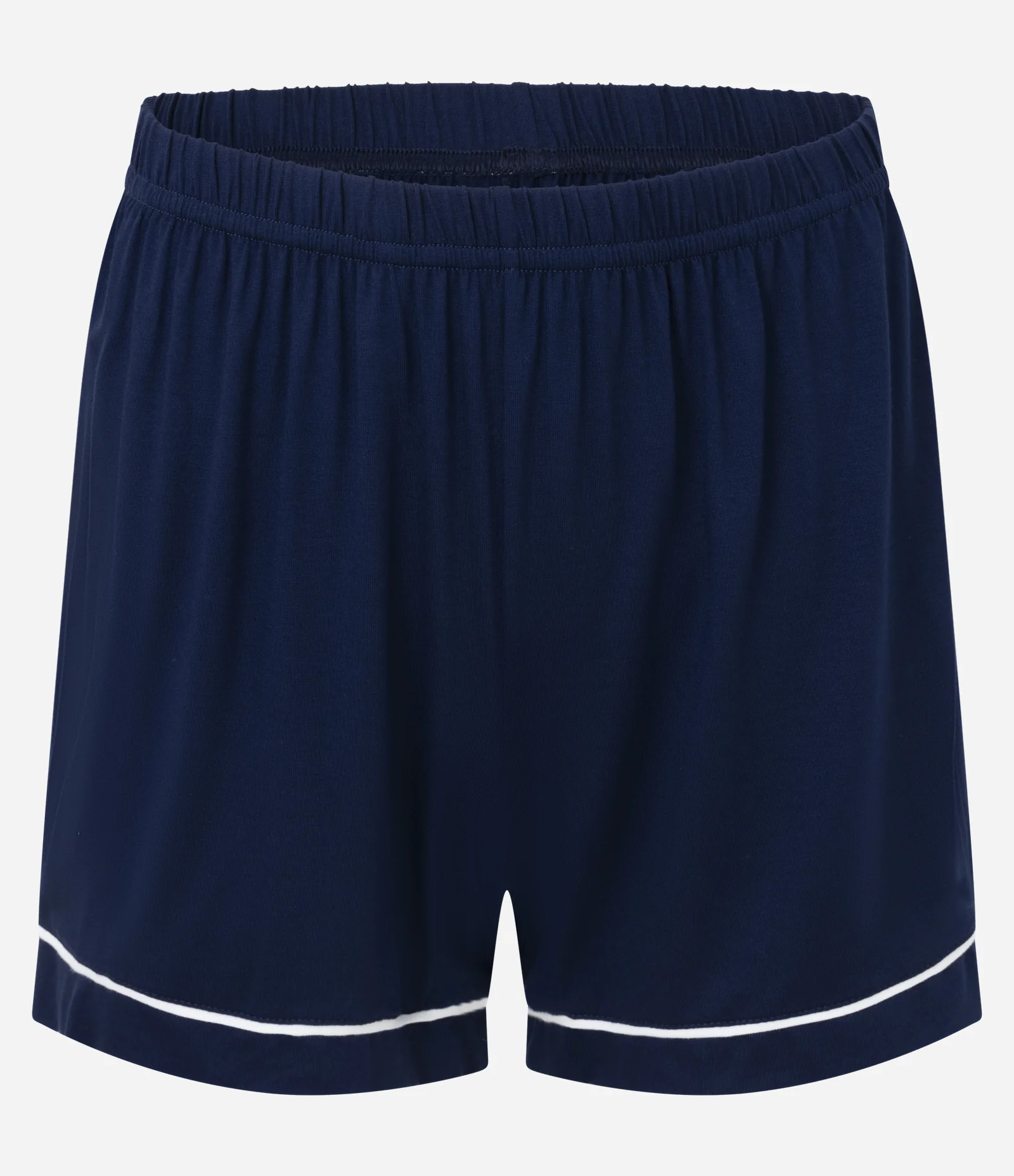 Pijama em Viscolycra com Detalhes em Viés Contrastante Azul 2