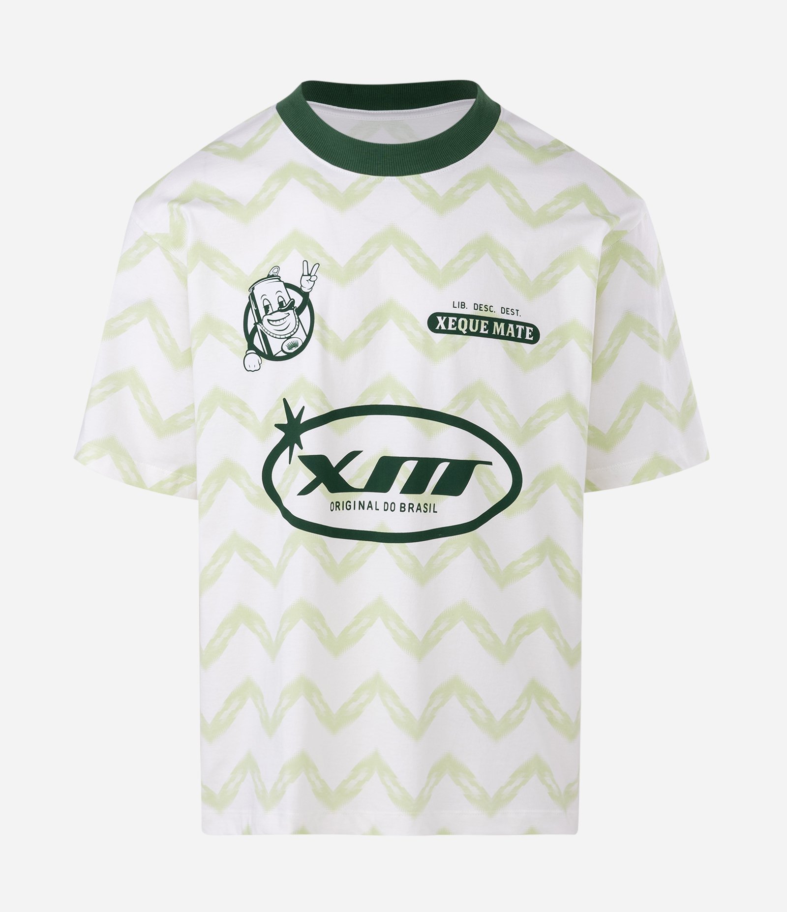 Camiseta Boxy Sportcore Estampa Xeque Mate Verde 3