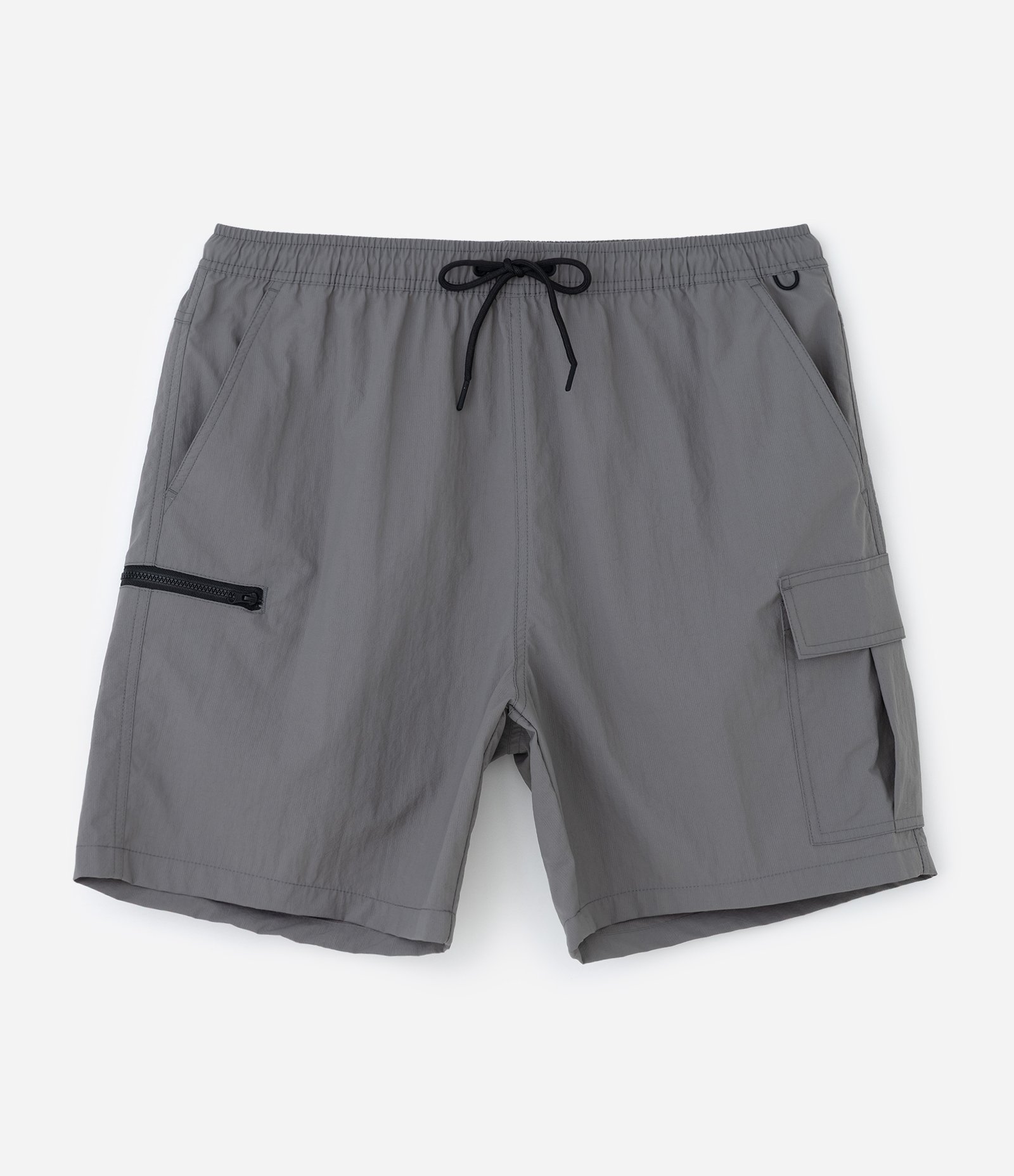 Bermuda em Poliamida com Bolsos Laterais Cinza Chumbo 4