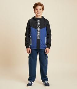 Jaqueta Infantil Esportiva com Capuz e Forro em Polar – Tam 5 a 14 Anos