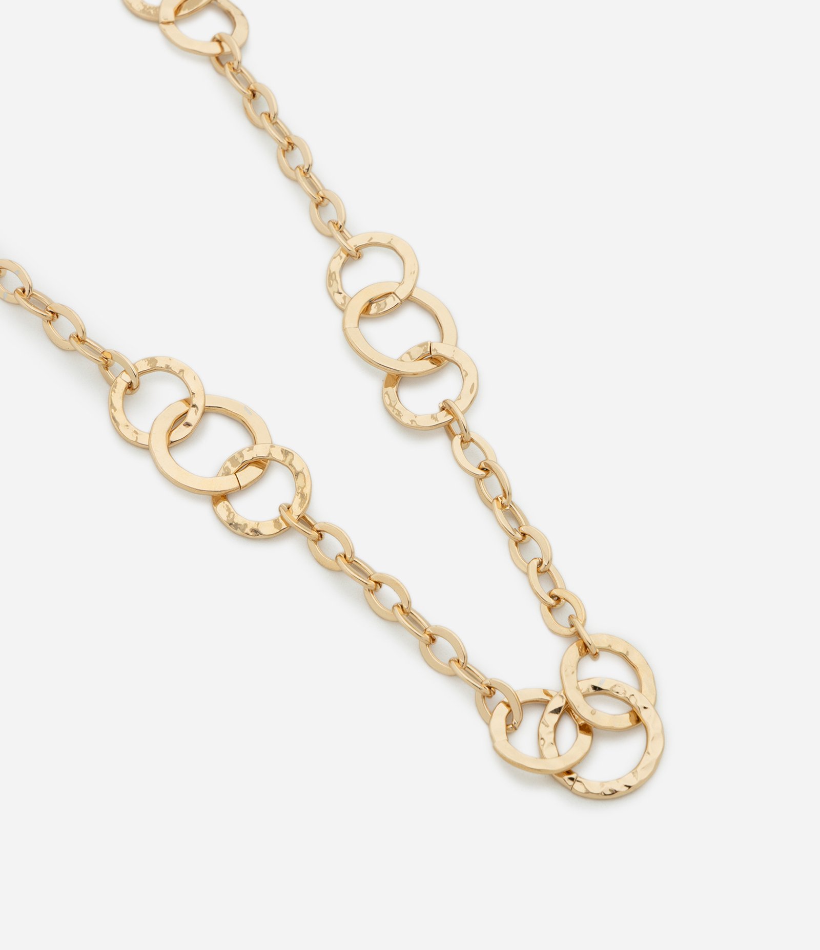 Colar Longo com Variação de Elos Dourado 1