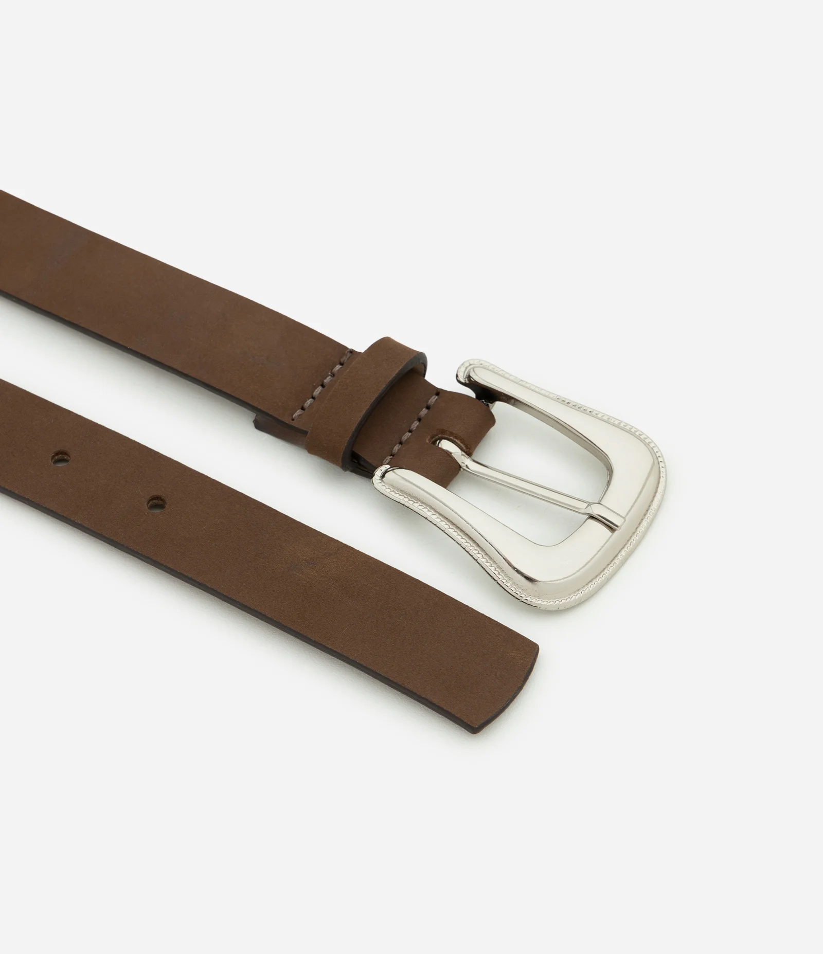 Cinto Médio em PU Curve & Plus Size Marrom 2