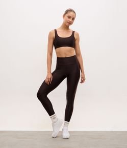Calça Legging Esportiva em Microfibra