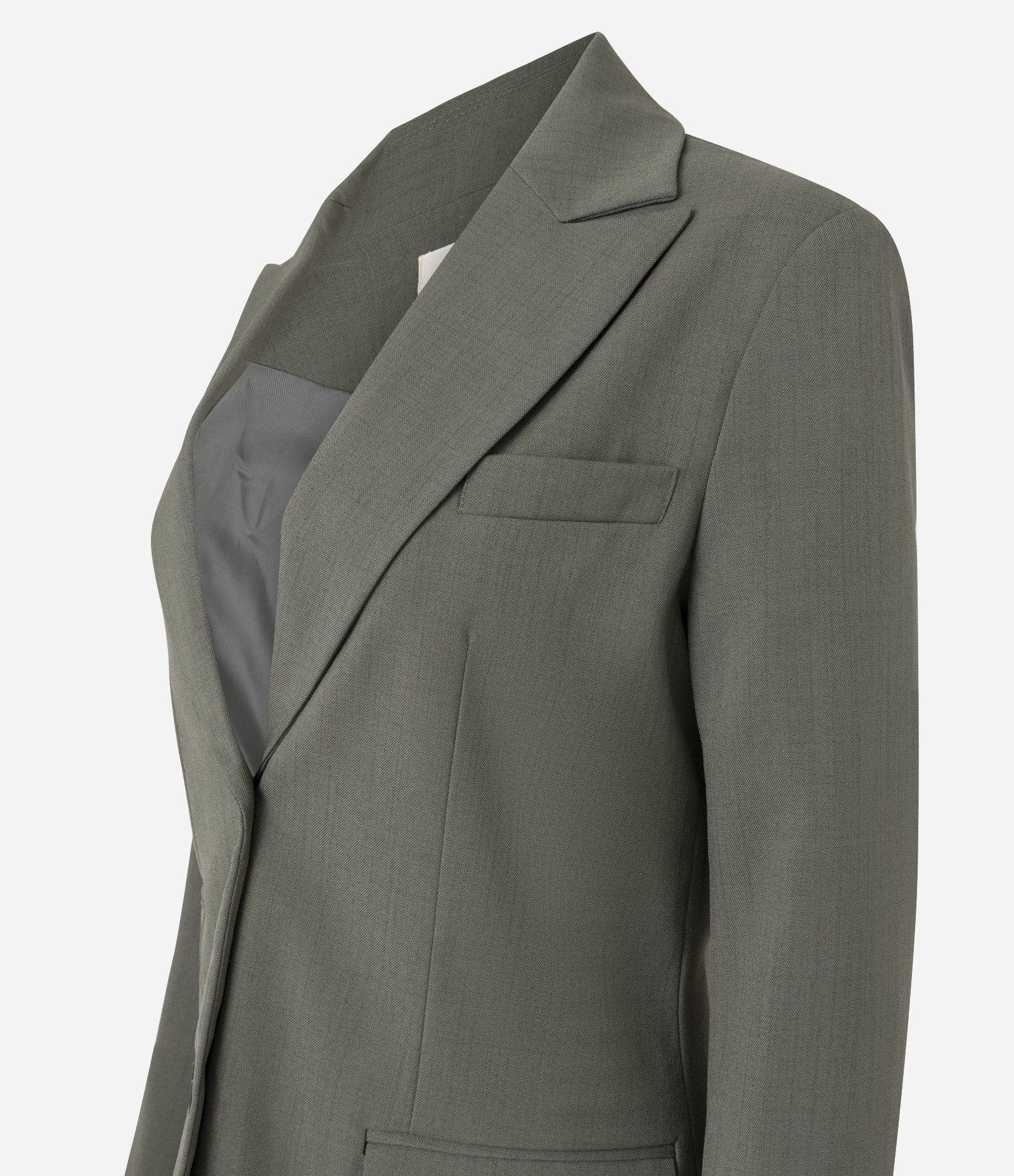 Blazer Oversized Alfaiatado com Bolsos Frontais Verde 7