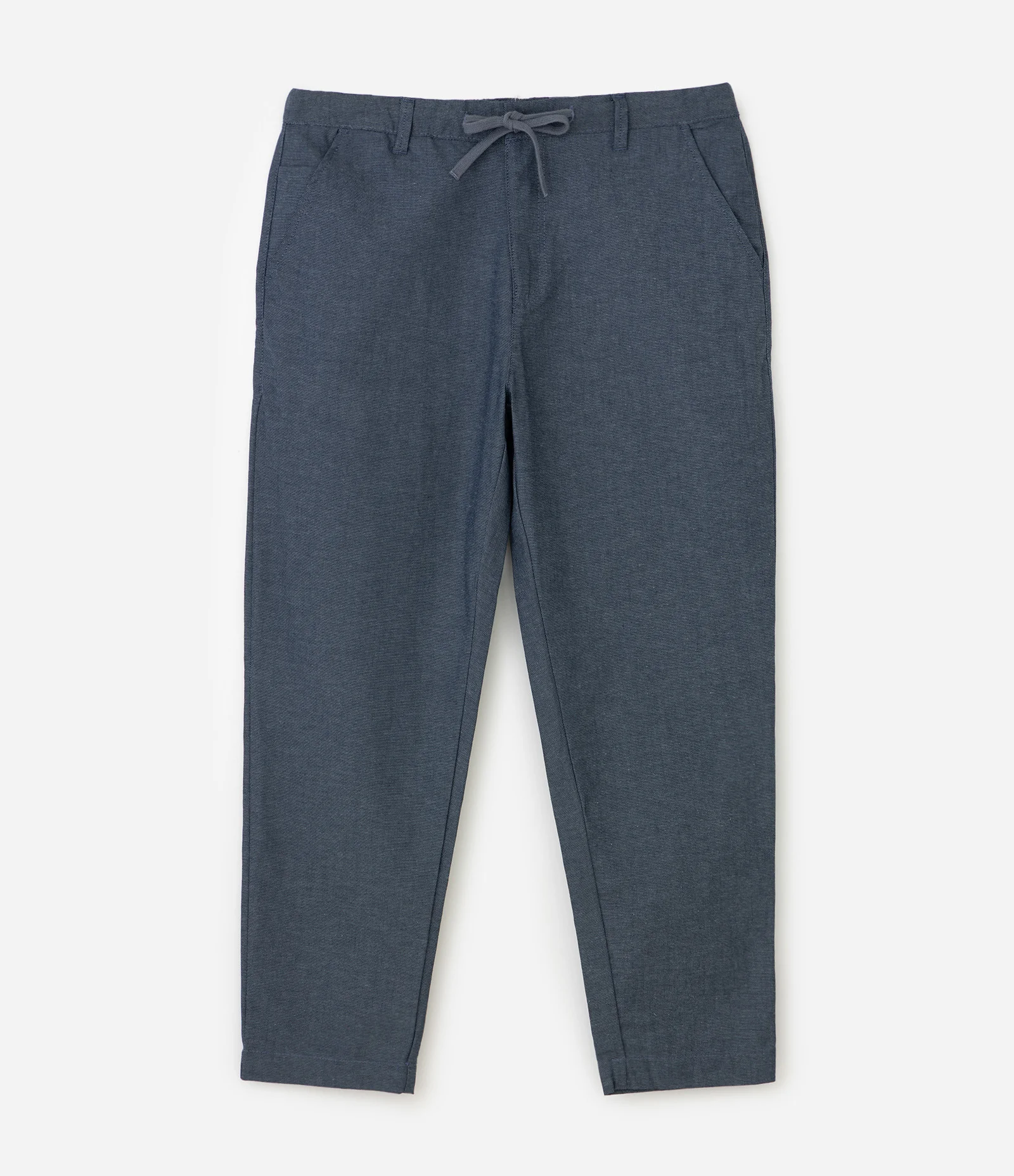 Calça Relaxed Oxford em Algodão Azul 5