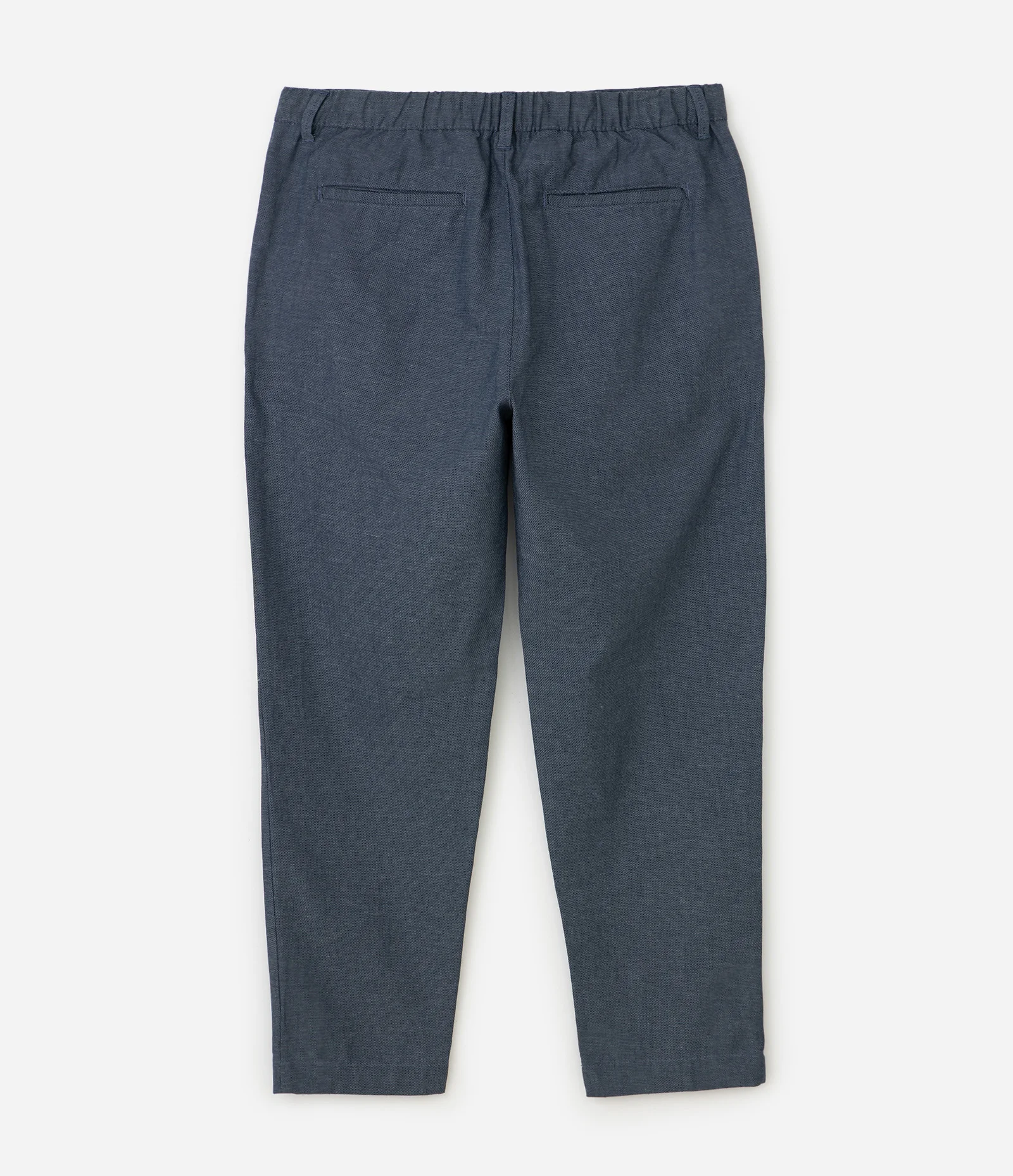 Calça Relaxed Oxford em Algodão Azul 6