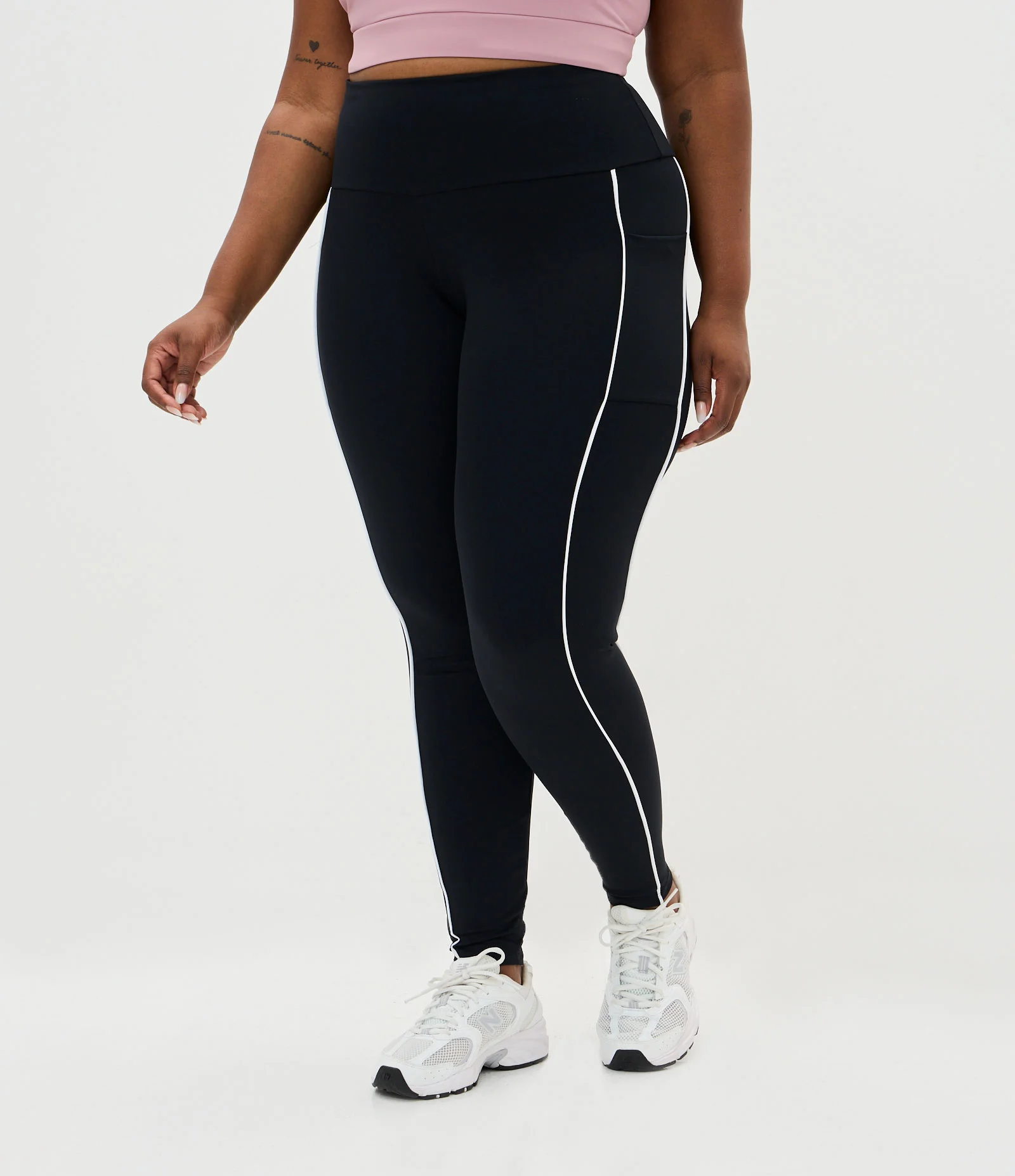 Calça Legging com Tecnologia Dry Curve & Plus Size Preto 2