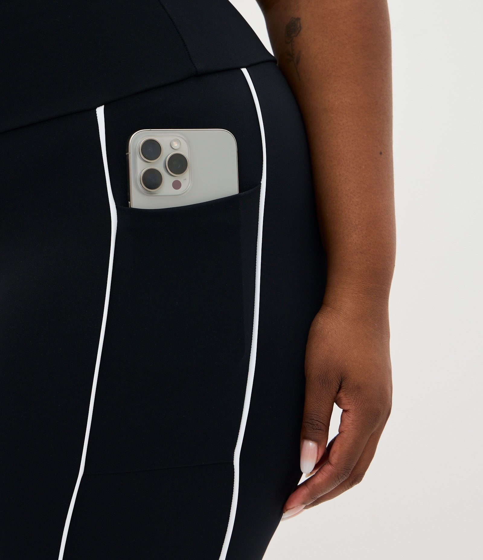 Calça Legging com Tecnologia Dry Curve & Plus Size Preto 3