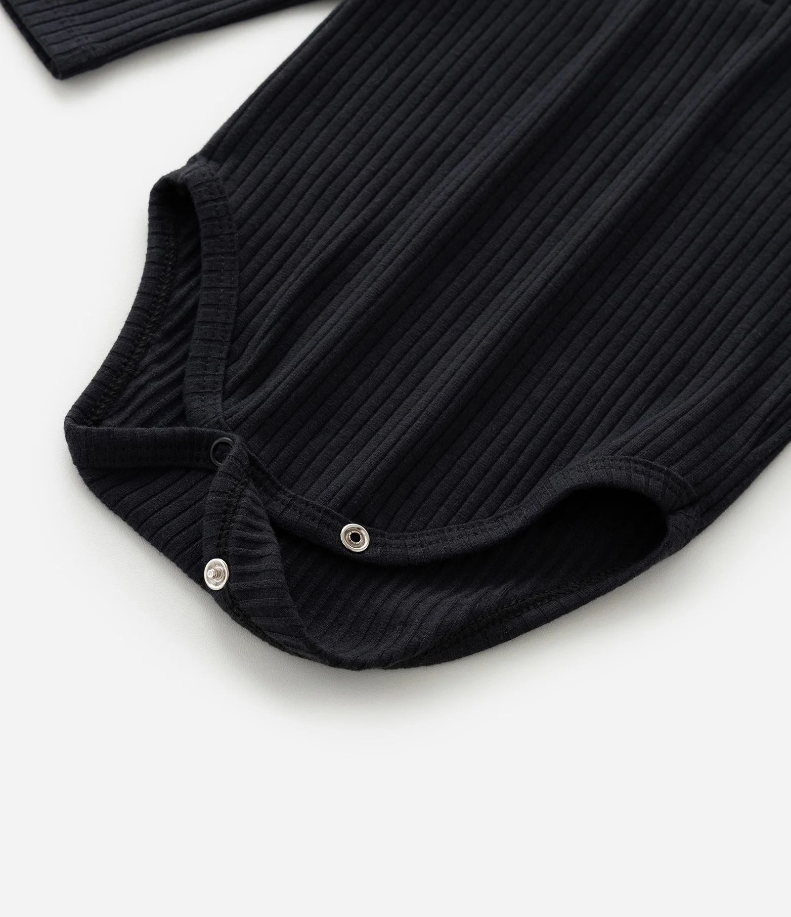 Body Infantil Texturizada com Gola Padre – Tam 0 a 18 Meses Preto 5