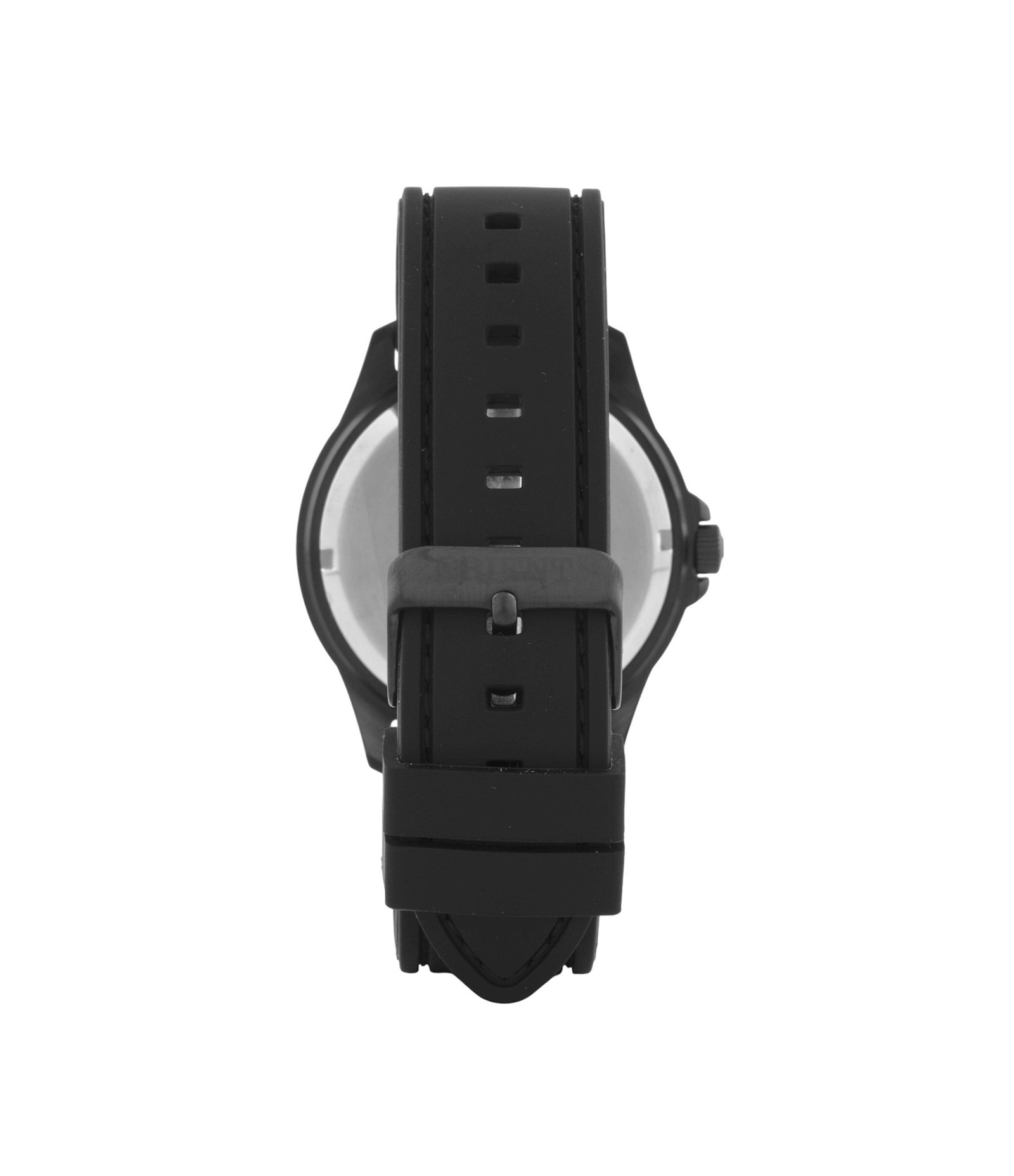 Relógio Analógico Aço e Silicone Orient Preto 3