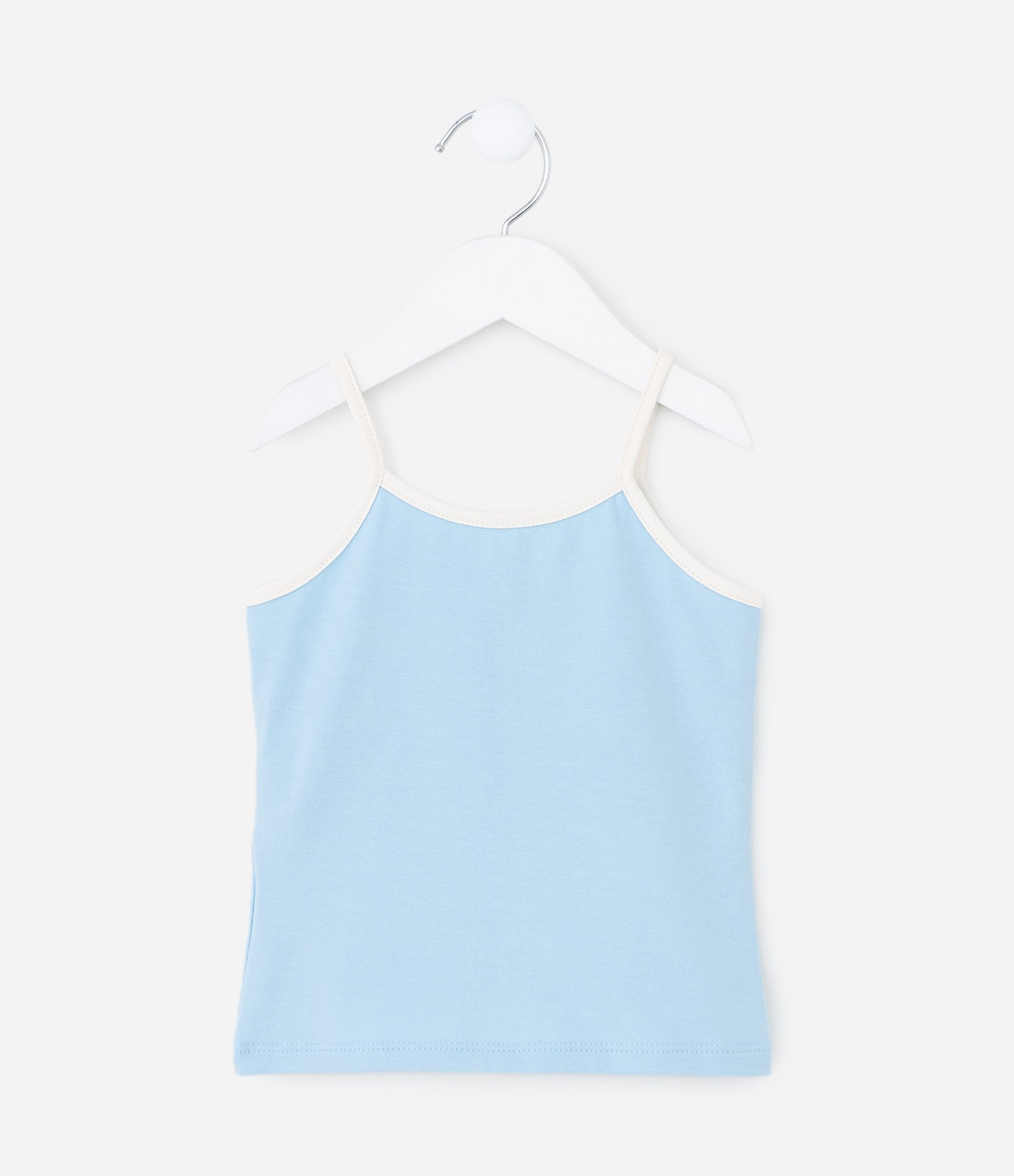 Camiseta Regata Infantil com Lettering Garden Club – Tam 1 a 5/6 Anos Azul Bebê 2