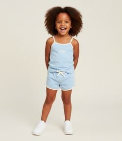Camiseta Regata Infantil com Lettering Garden Club – Tam 1 a 6 Anos