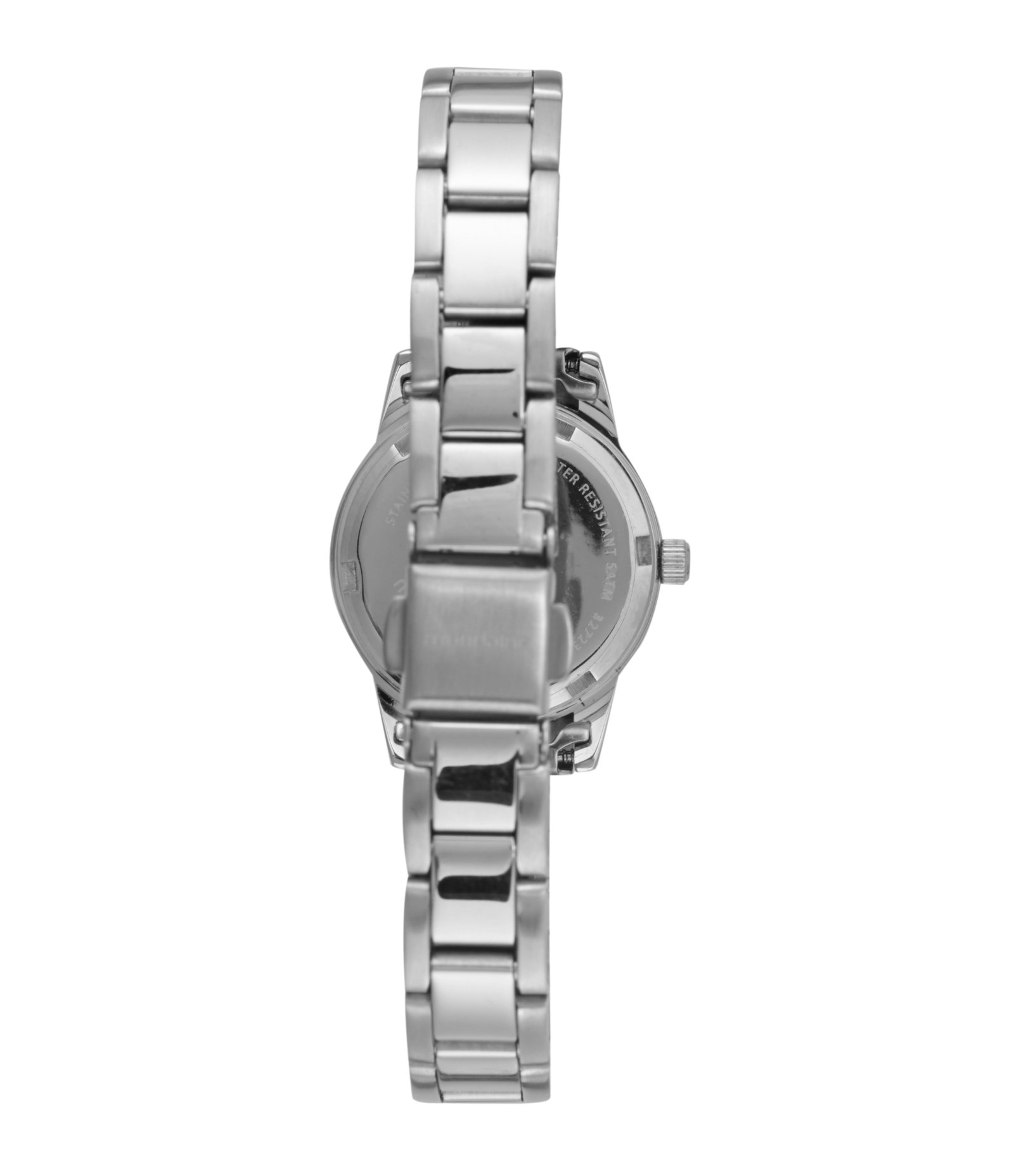 Relógio Aço Feminino Analogico com Caixa em Metal Cromada e Pulseira em Aço Mondaine Prata 3