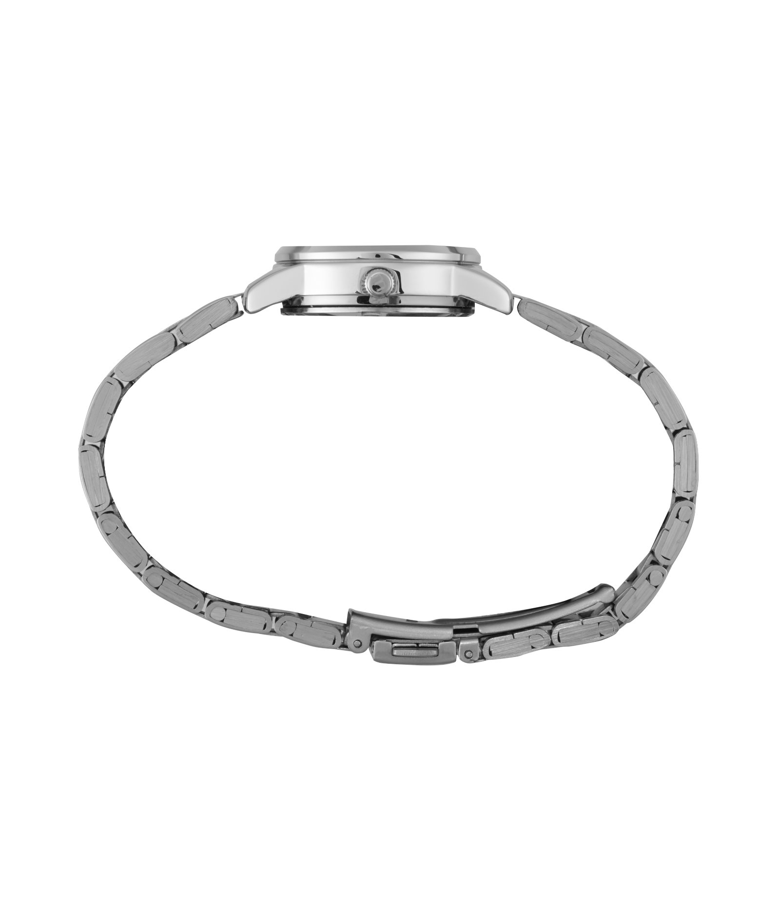 Relógio Aço Feminino Analogico com Caixa em Metal Cromada e Pulseira em Aço Mondaine Prata 4