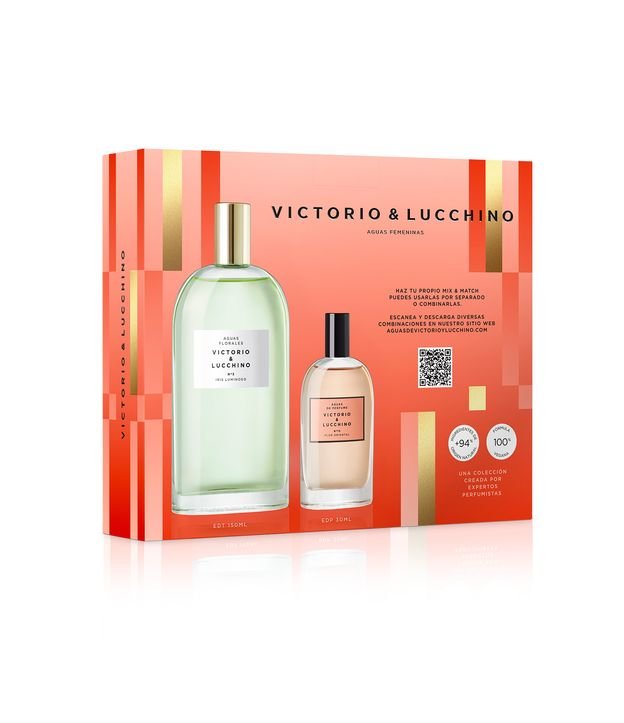 Kit V L Aguas Florales V L N 3 Iris Luminoso Eau de Toilette 150 ml + Intensas V L N 15 Flor Oriental Eau de Toilette 30 ml