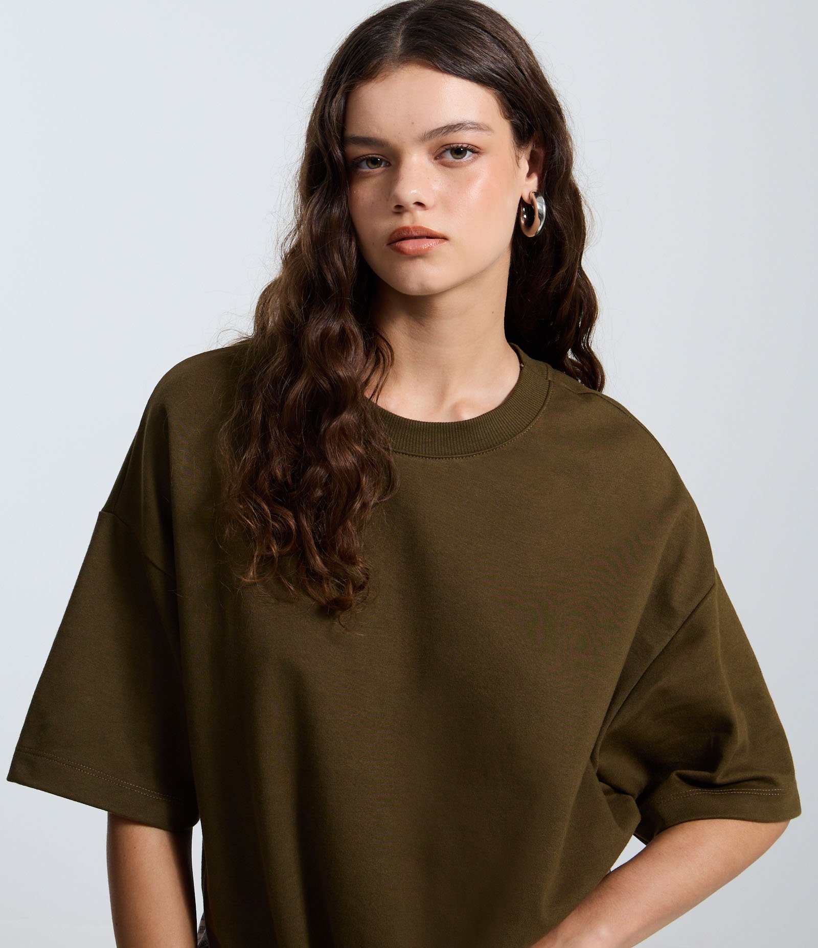 Camiseta Over Malhão com Manga Curta Verde 3