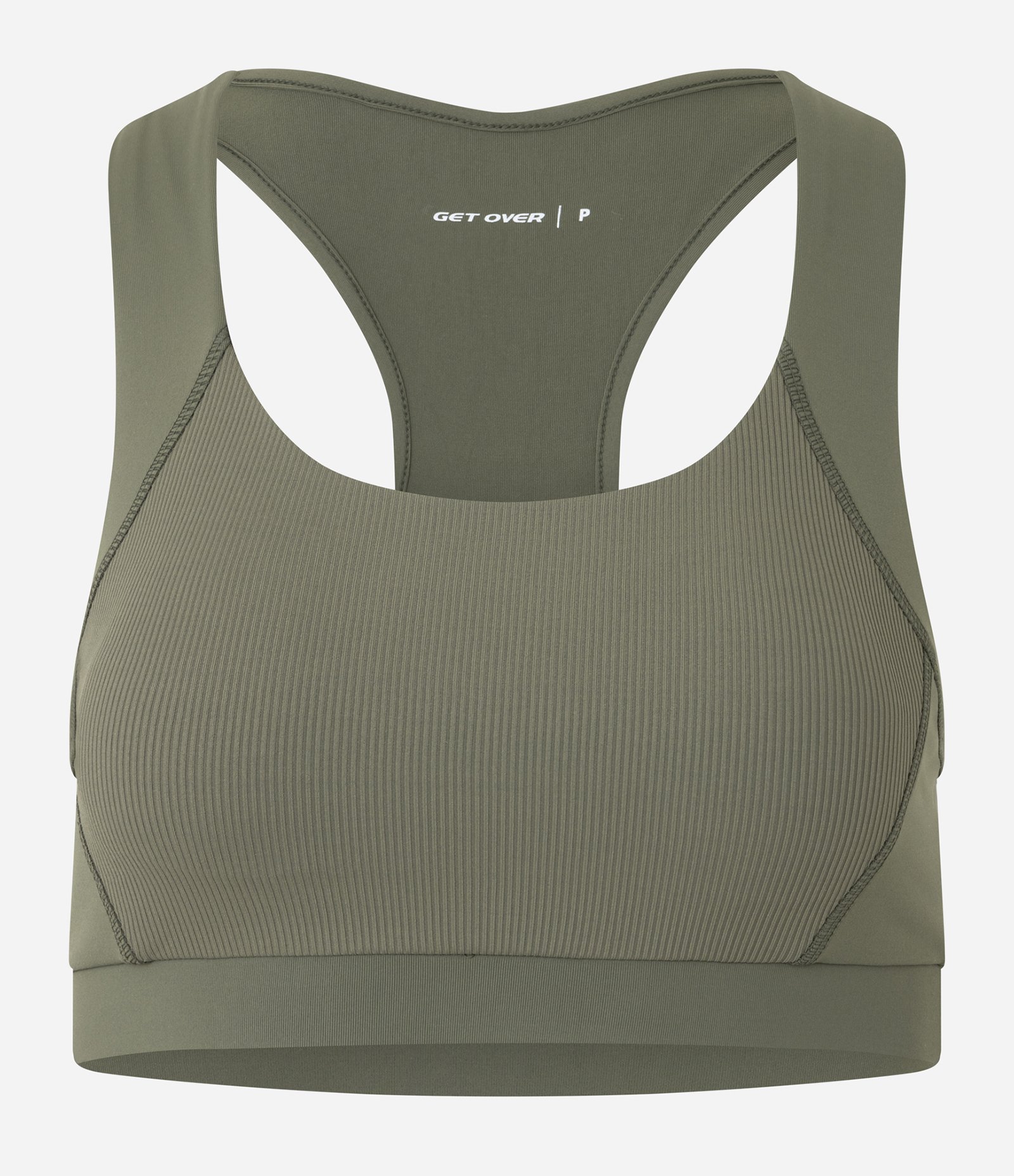 Top Nadador Esportivo com Bojo Canelado Verde 1