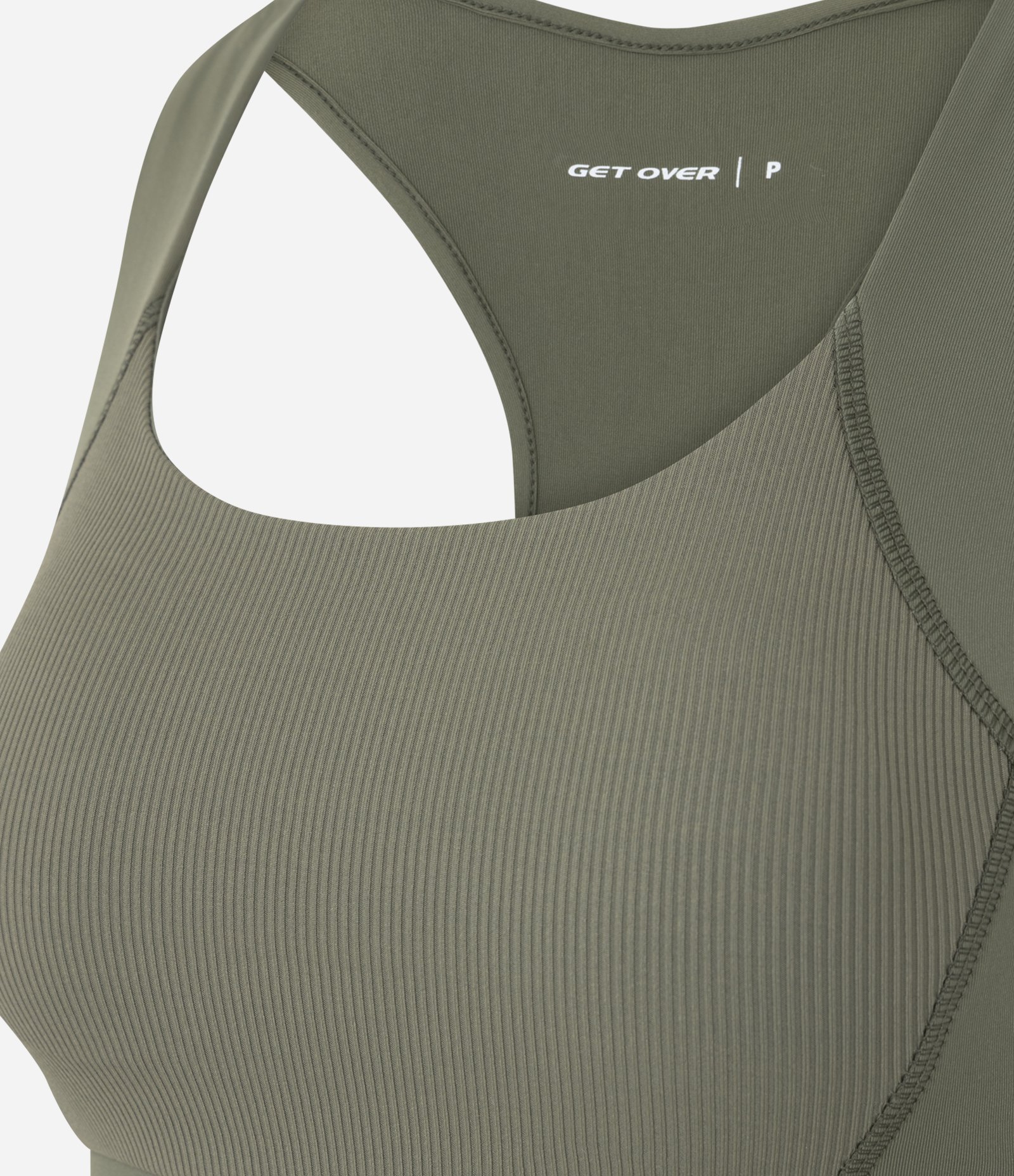 Top Nadador Esportivo com Bojo Canelado Verde 2