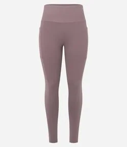 Calça Legging Esportiva com Bolsos Laterais