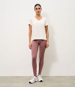 Calça Legging Esportiva com Bolsos Laterais
