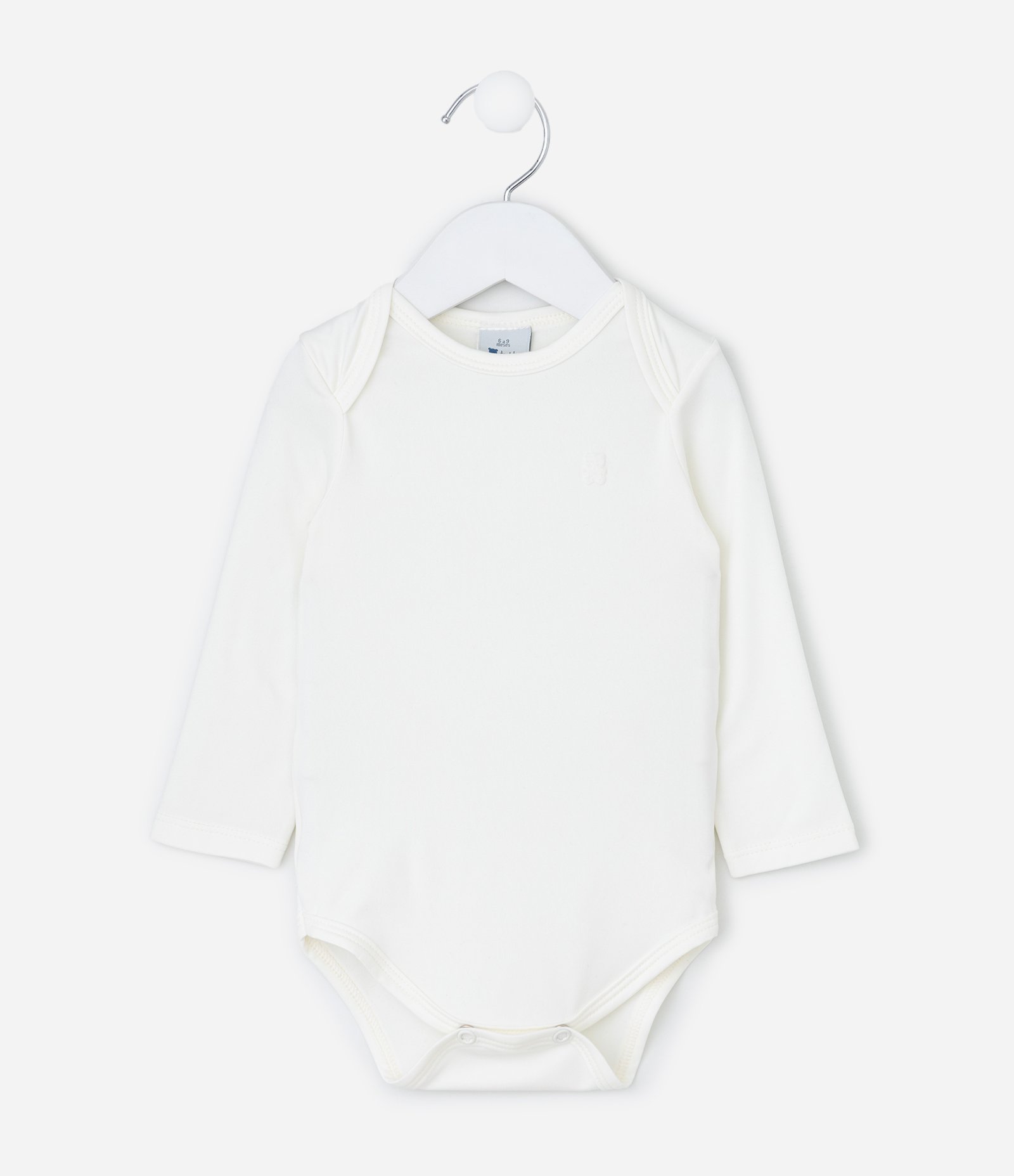 Body Infantil em Malha Térmica e Manga Longa – Tam RN a 18 Meses Branco 2