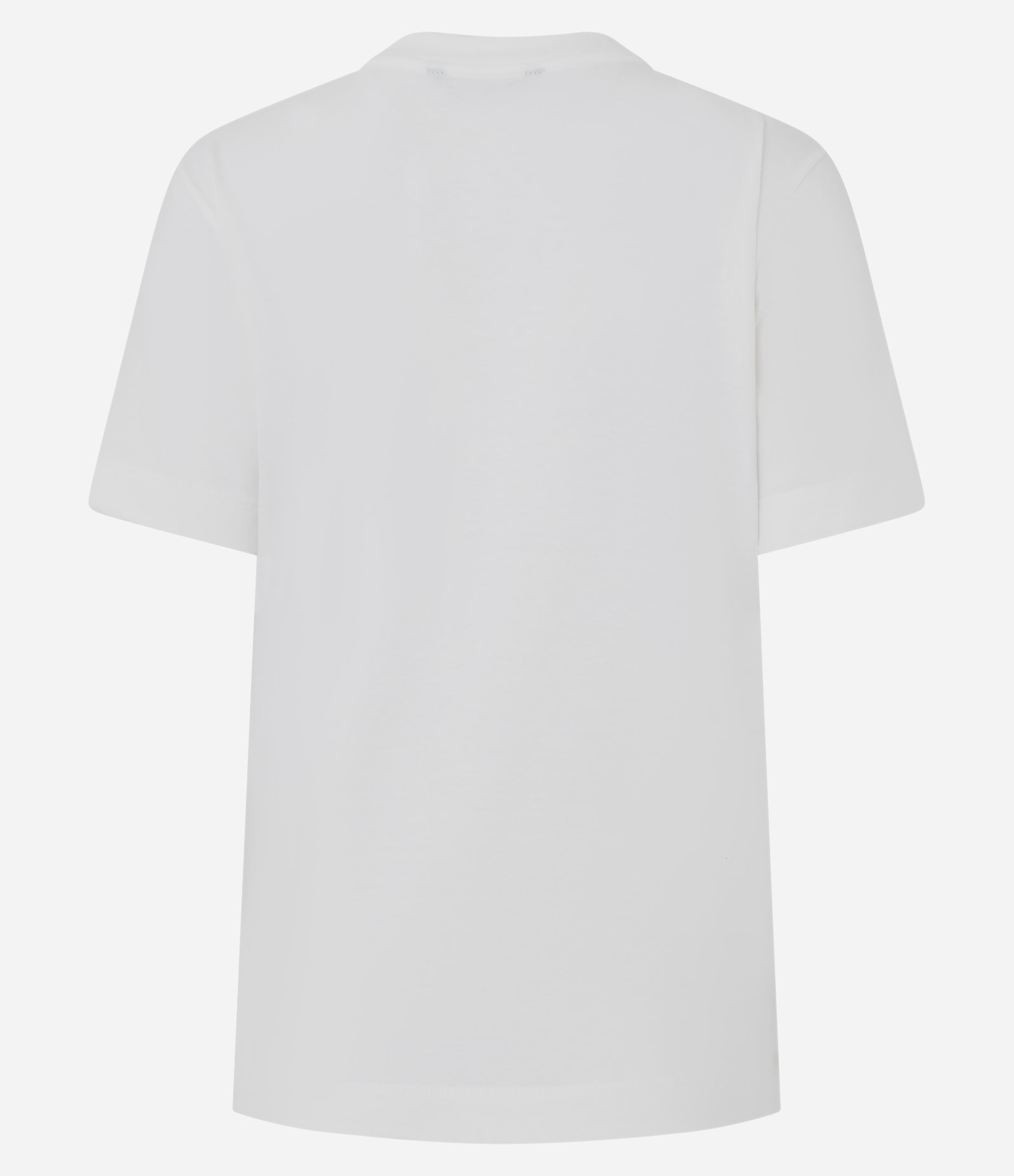 Camiseta em Algodão com Coração Bordado Branco 3