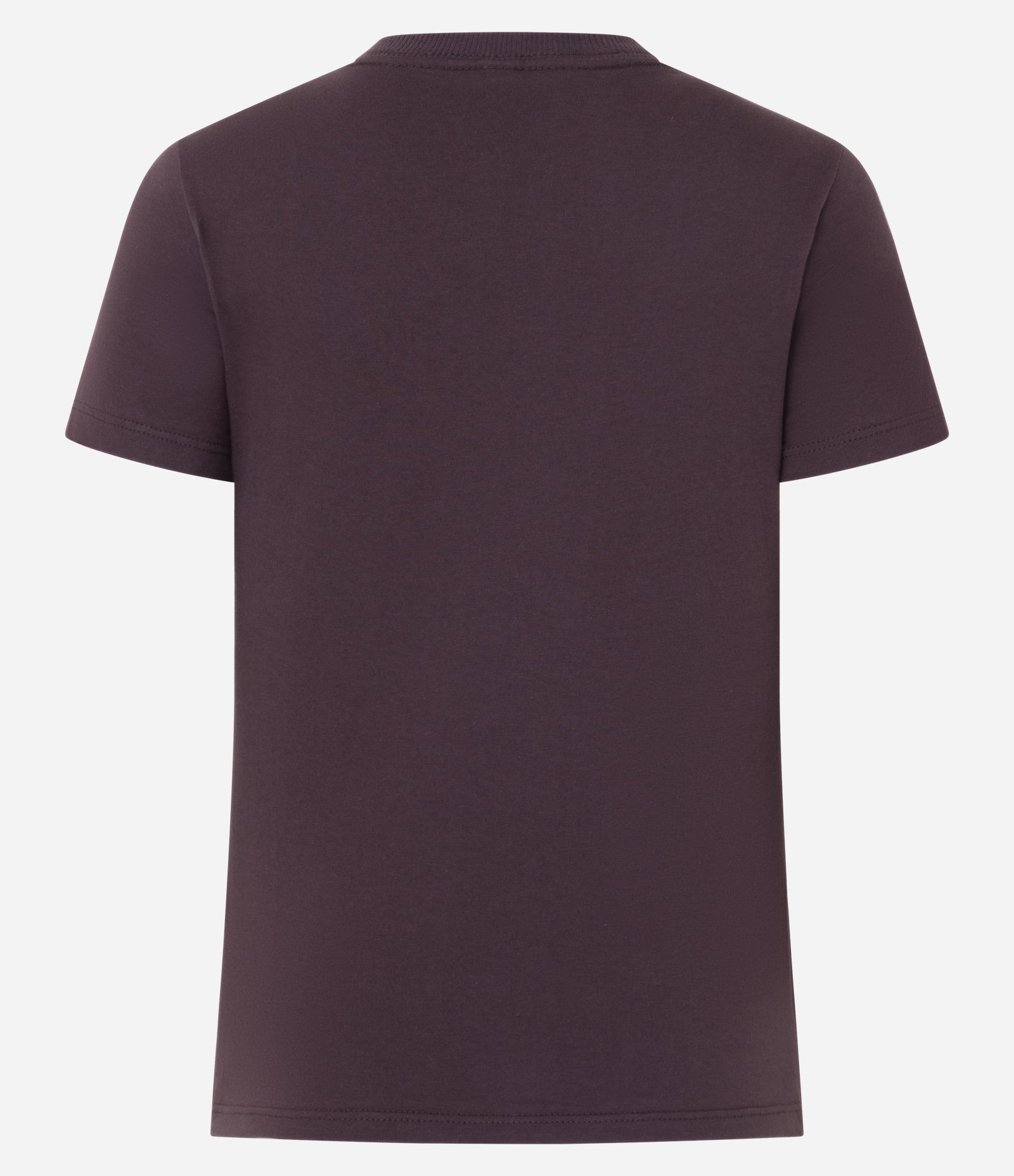 Camiseta Regular Básica em Algodão Vinho 4