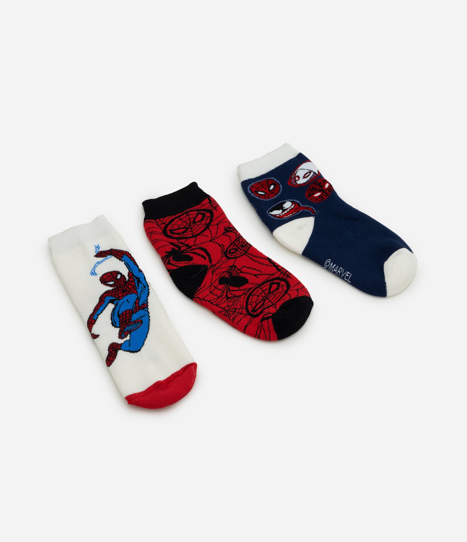 Kit 03 Pares de Meias Infantil Homem Aranha – Tam 19 a 34 Sortido 1