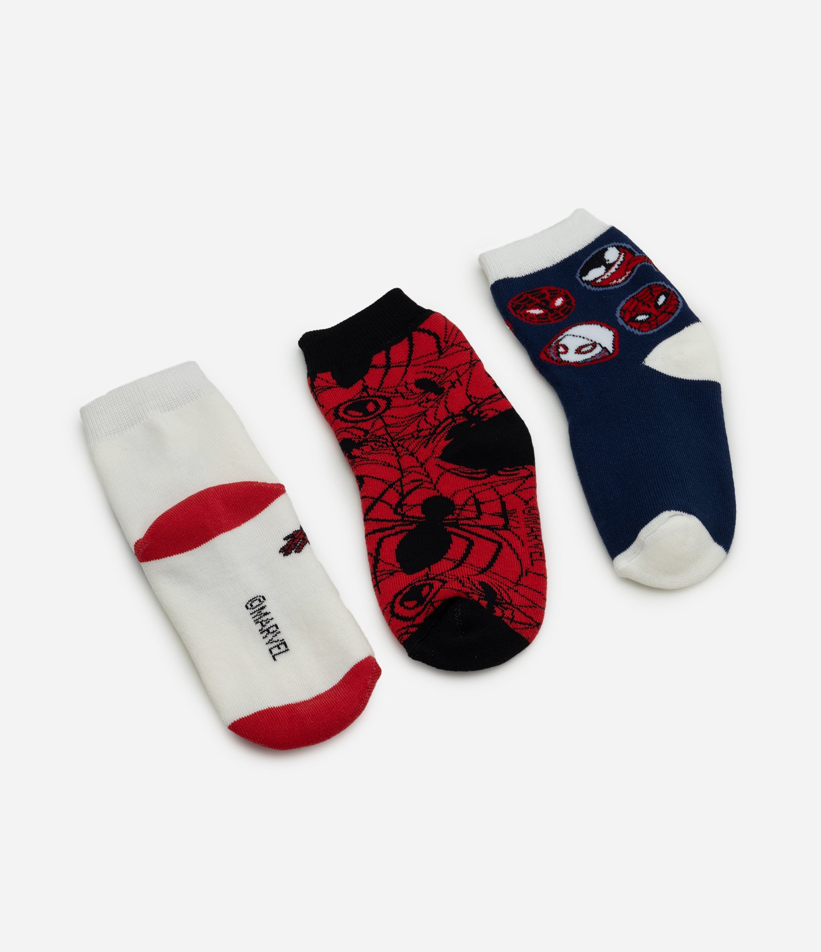 Kit 03 Pares de Meias Infantil Homem Aranha – Tam 19 a 34 Sortido 2