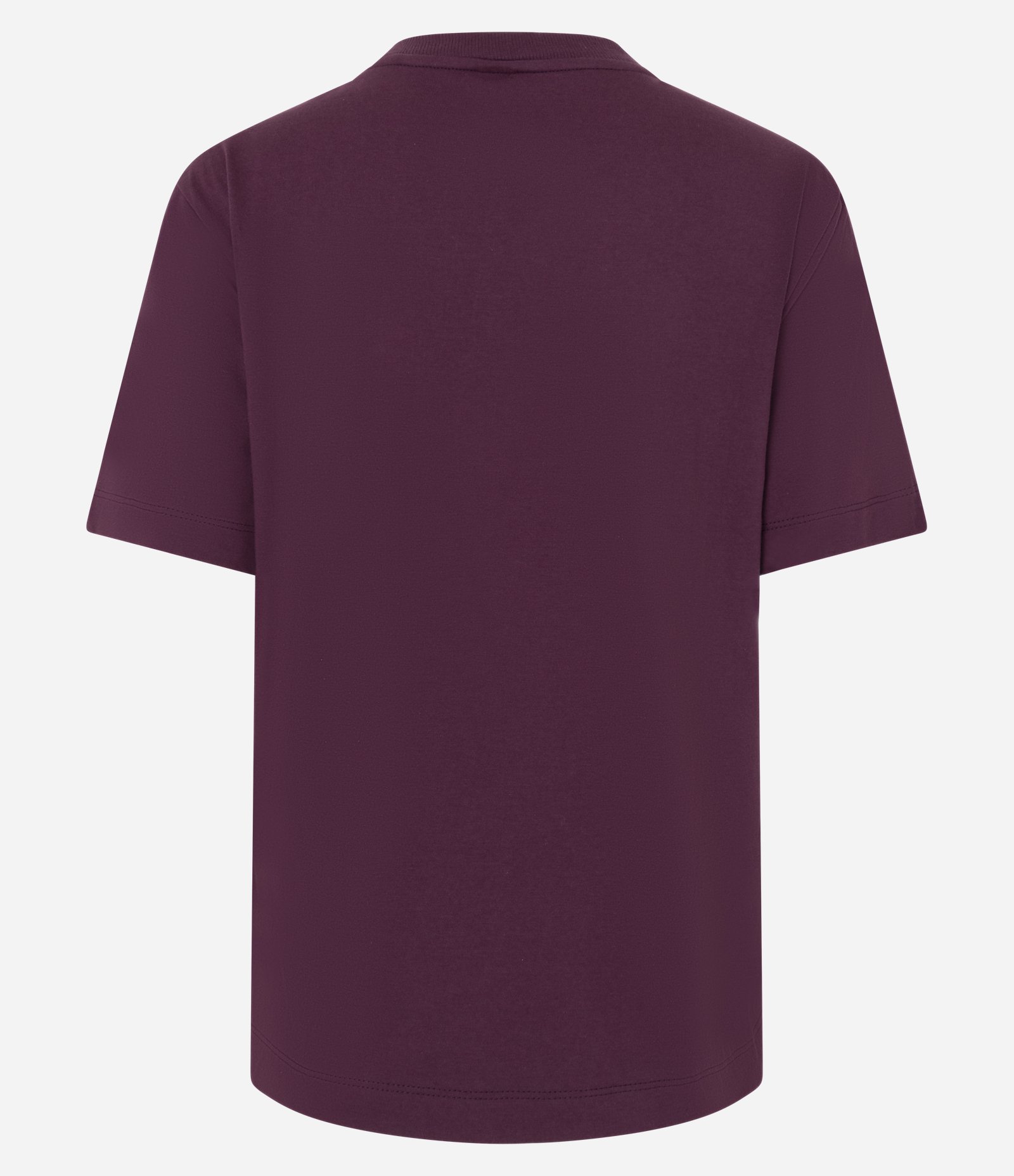 Camiseta em Algodão com Bordado Floral Roxo 6