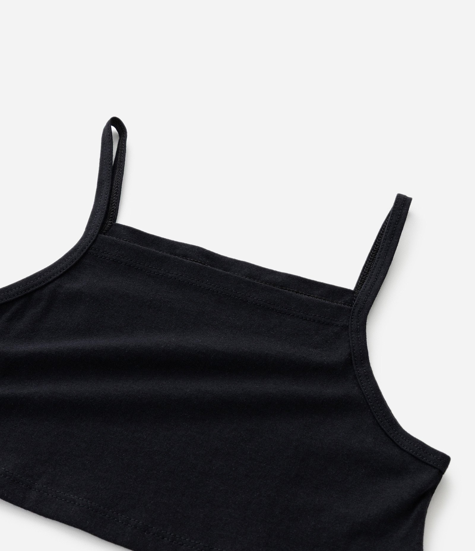 Blusa Infantil Baby Look com Laços nas Mangas e Top Interno – Tam 5 a 14 Anos Preto 6