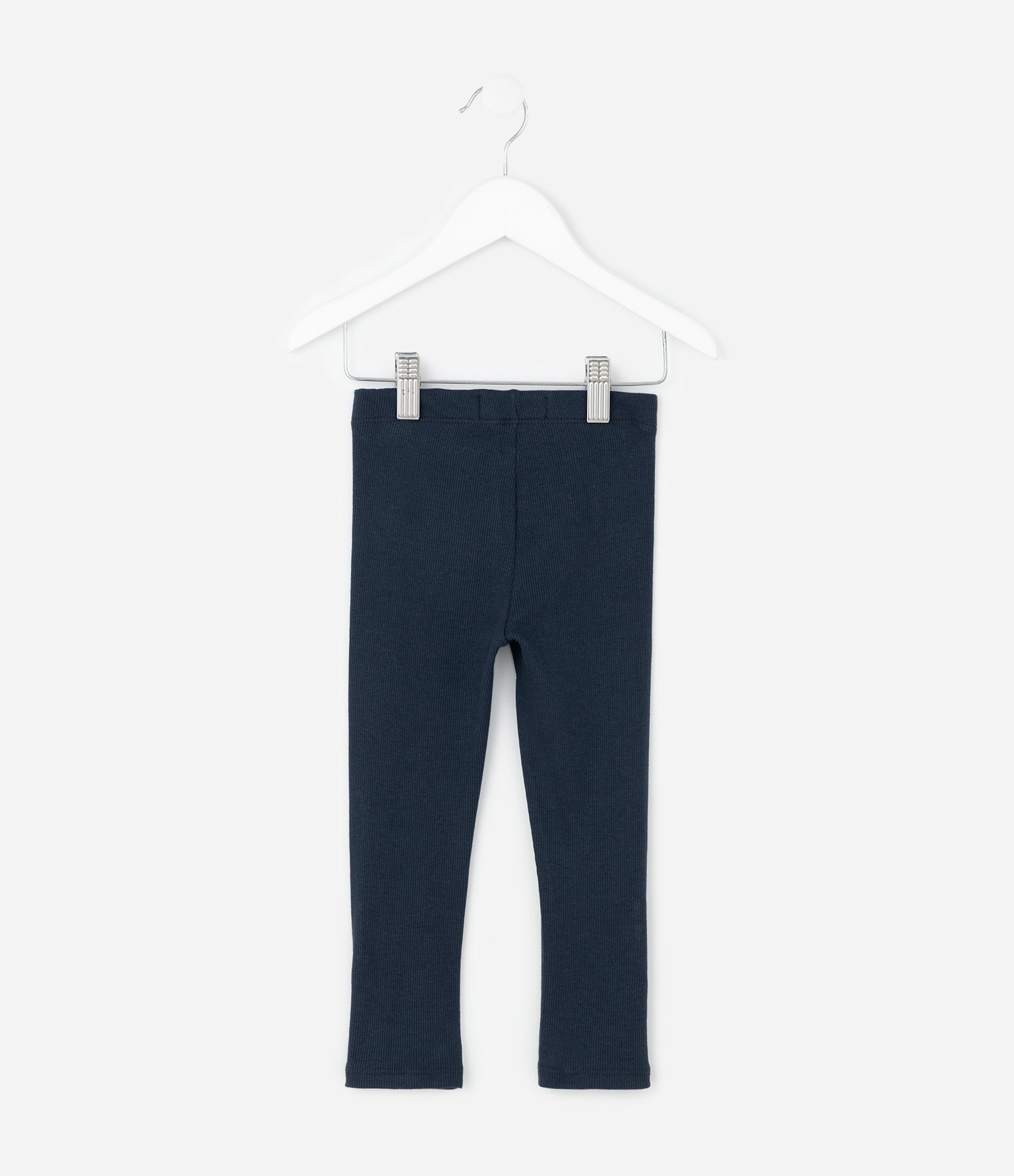 Calça Infantil Legging em Ribana – Tam 1 a 5/6 Anos Azul Marinho 2