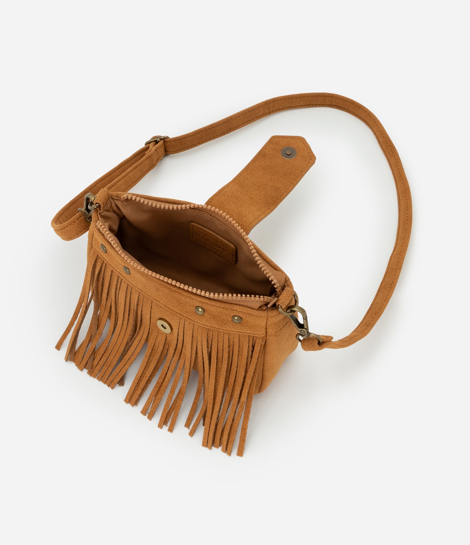 Bolsa Infantil com Franjinhas Decorativas – Tam U Caramelo 4