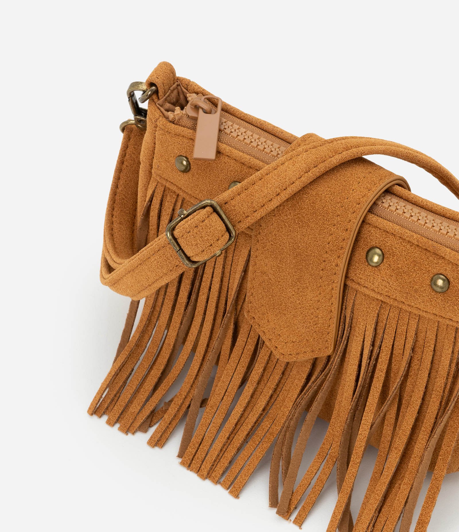 Bolsa Infantil com Franjinhas Decorativas – Tam U Caramelo 5