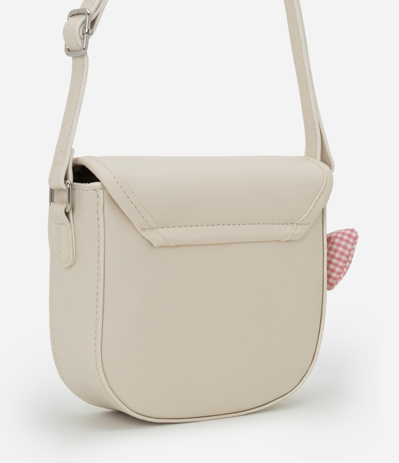 Bolsa Infantil Transversal com Laço Decorativo – Tam U Off White 4