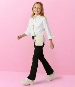 Bolsa Infantil Transversal com Laço Decorativo – Tam U