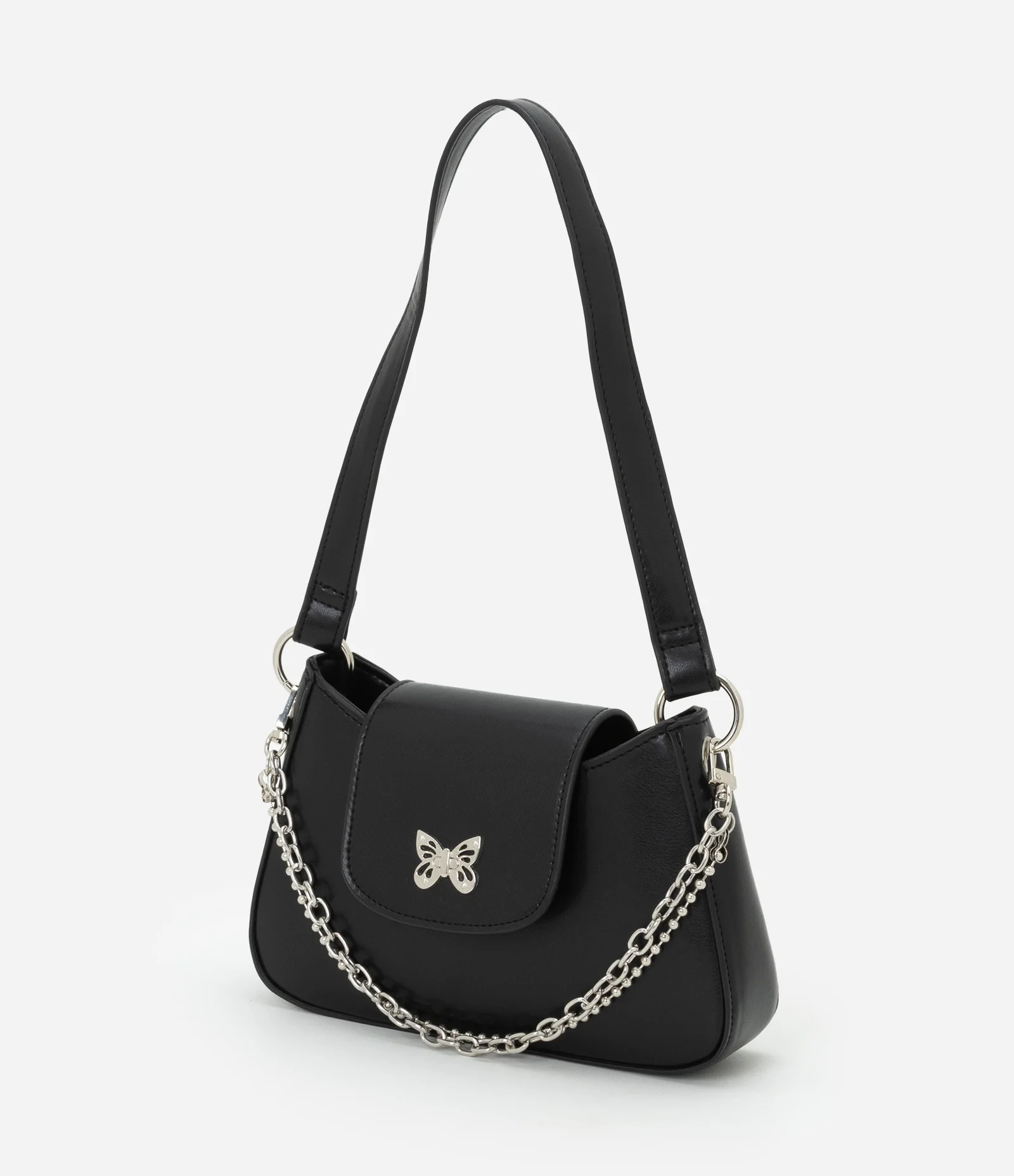 Bolsa Infantil com Correntes Decorativas – Tam U Preto 5