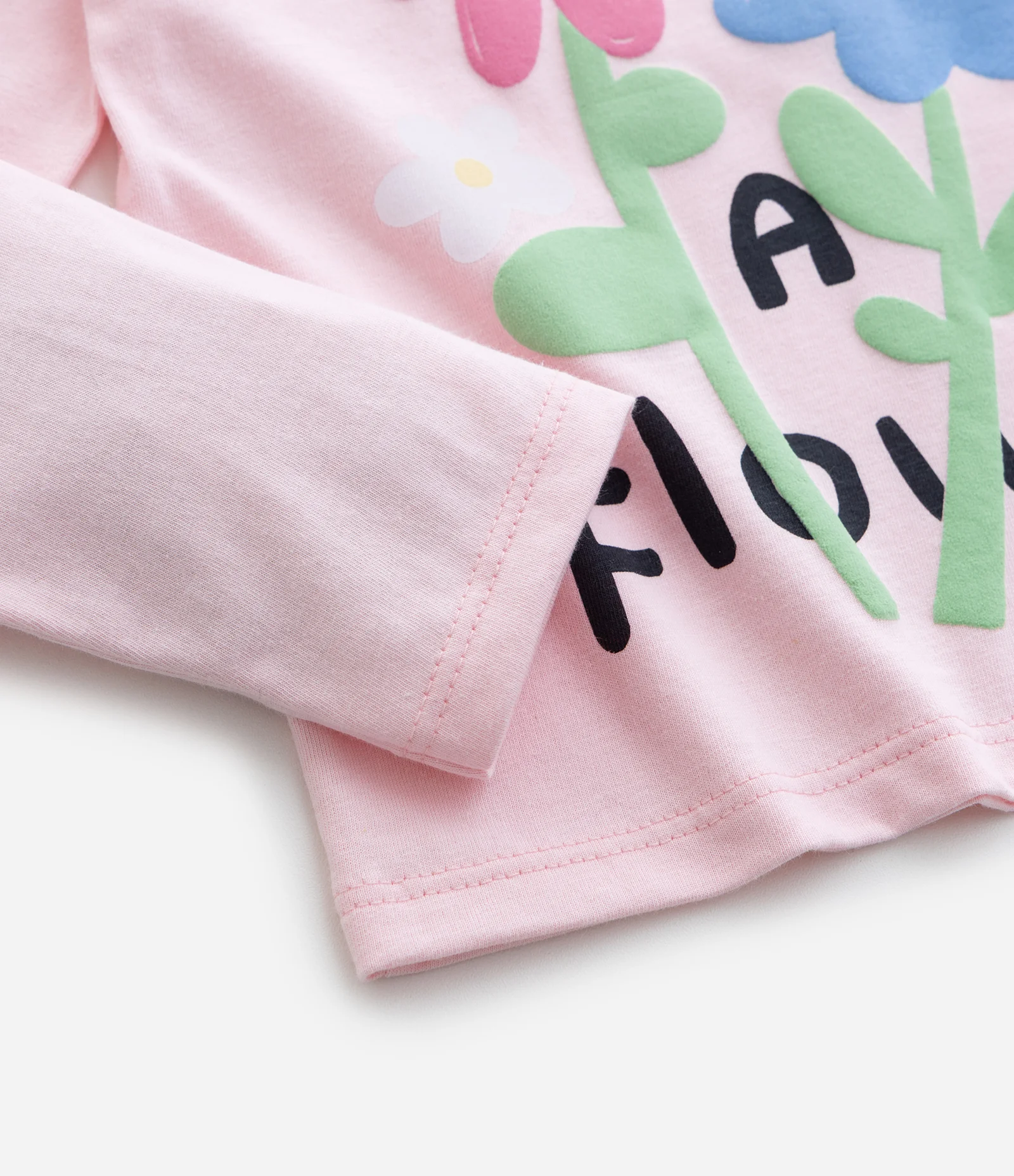 Blusa Relaxed Infantil com Estampa Floral – Tam 1 a 5/6 Rosa 4