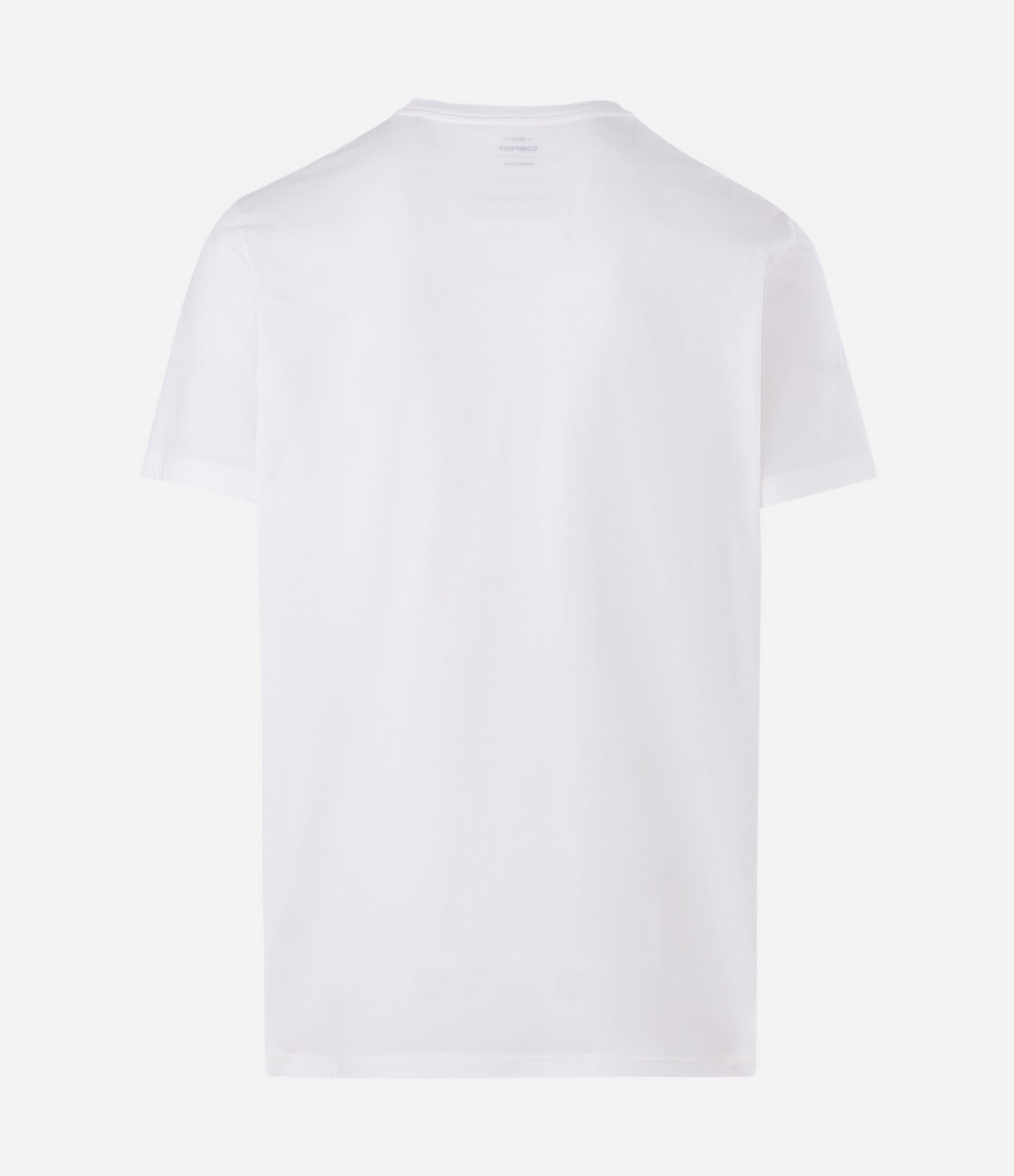 Camiseta Comfort em Algodão com Lettering Localizado Branco 2