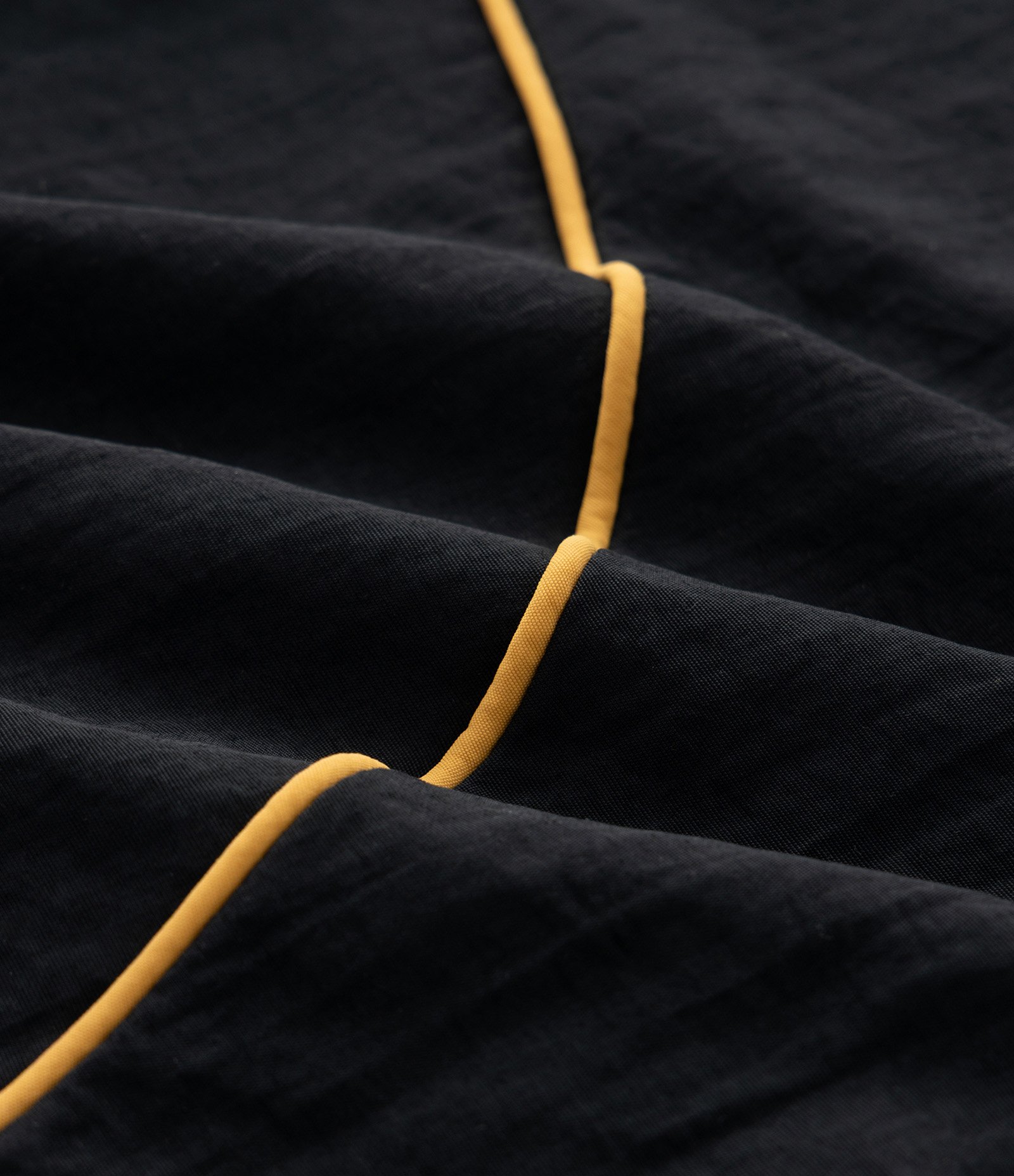 Calça em Microfibra Estampa Ronaldinho com Piping Contrastante Preto 12