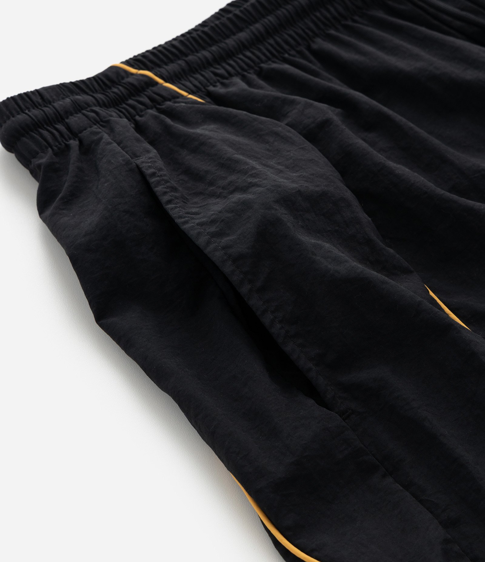 Calça em Microfibra Estampa Ronaldinho com Piping Contrastante Preto 6