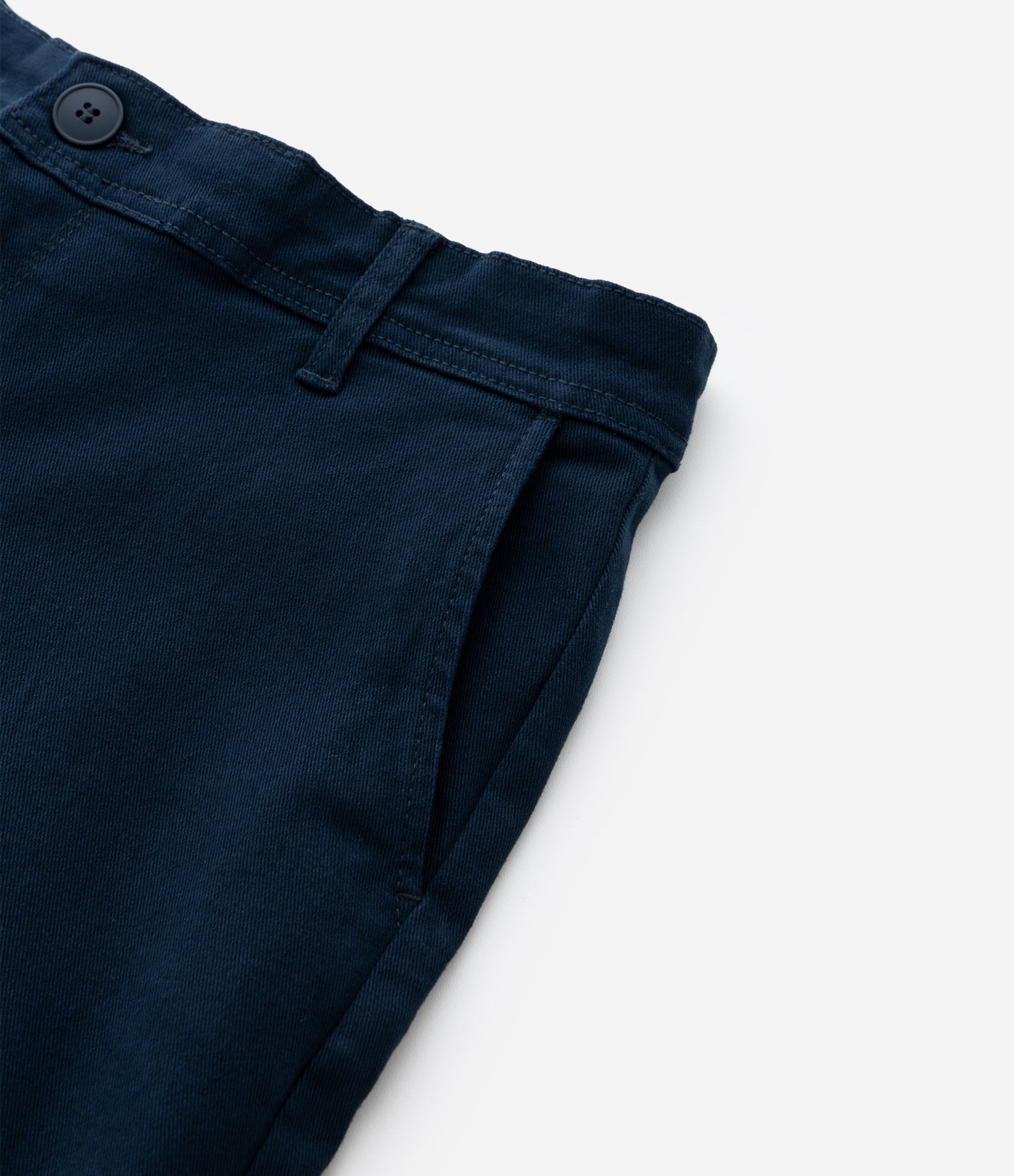 Calça Masculina Skinny em Sarja com Elastano Azul Noite 8
