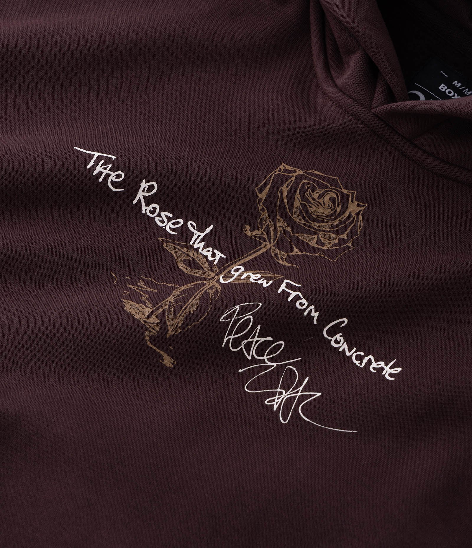 Blusão Moletom com Felpa Tupac Marrom 5