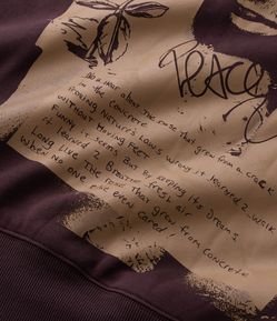 Blusão Moletom com Felpa Tupac