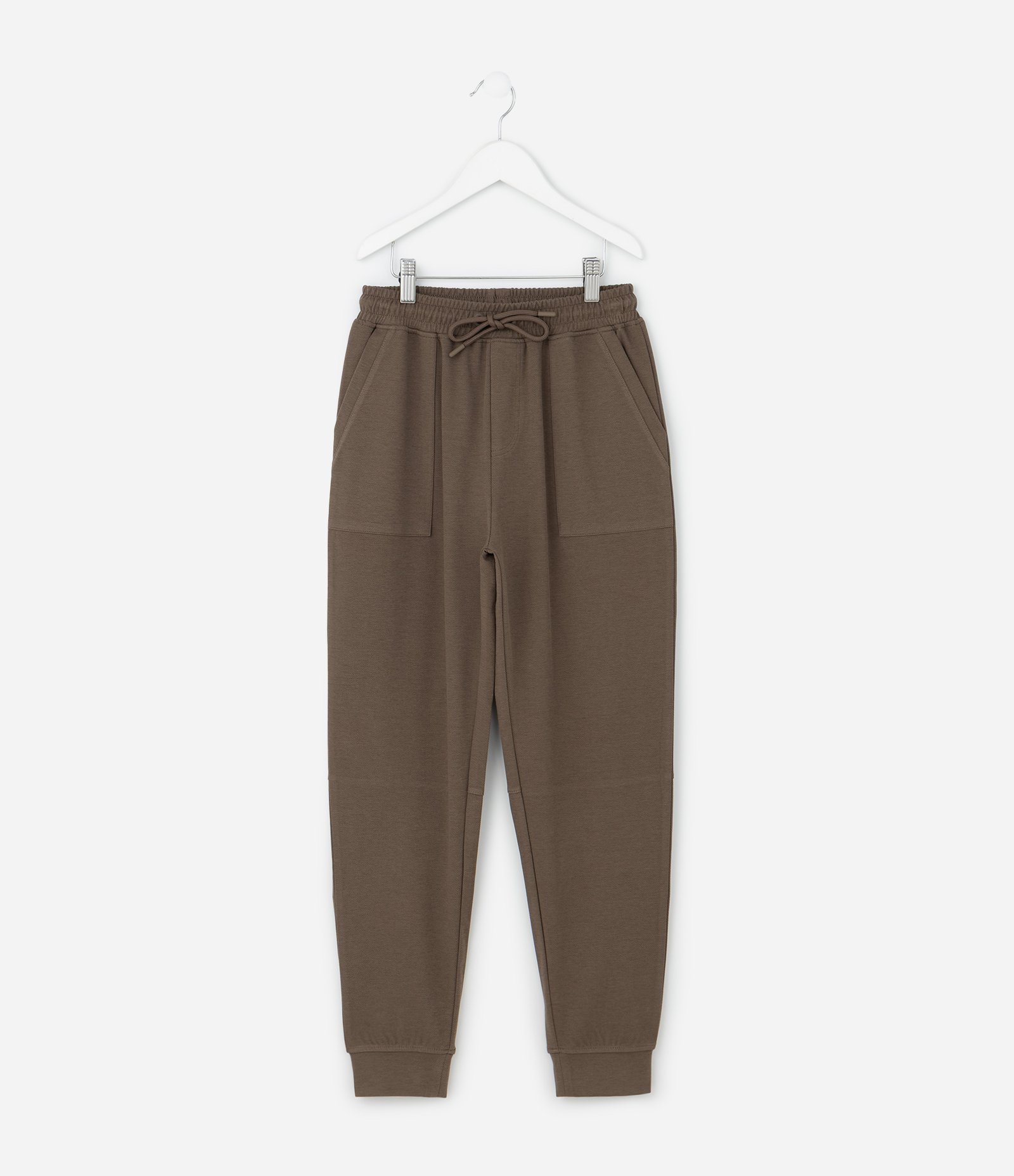 Calça Infantil com Recorte no Joelho e Bolsos – Tam 5 a 14 Anos Marrom 1
