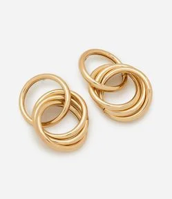 Brinco Médio com Pingente de Nó