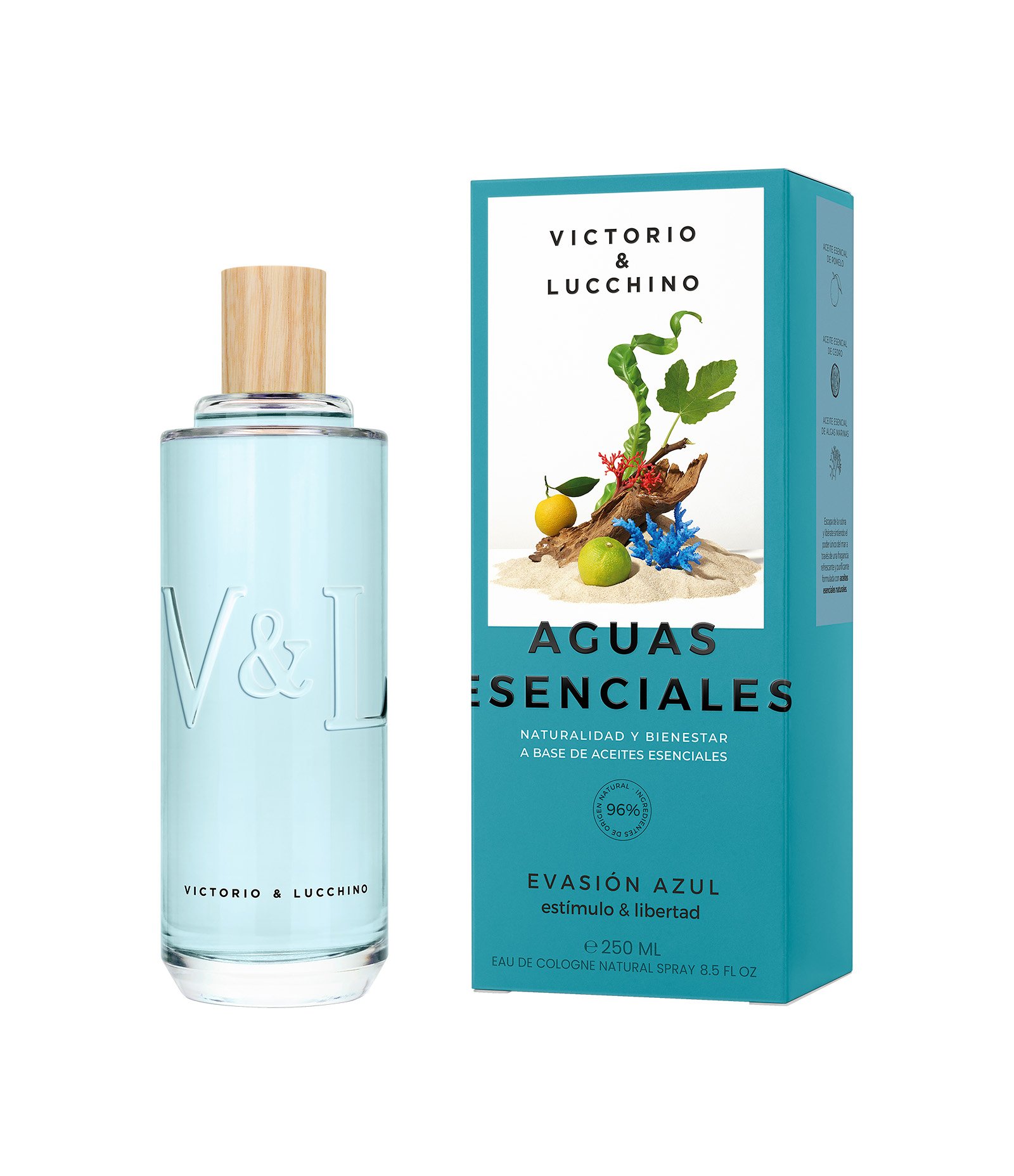 Victorio   Lucchino Aguas Esenciales Evasion Azul Eau de Cologne 250 ml 250ml 2