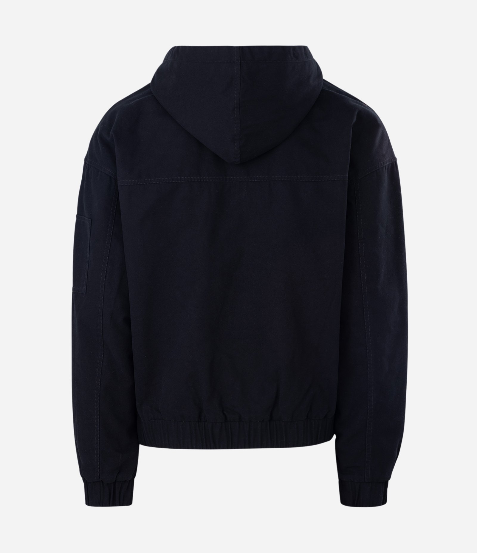 Jaqueta Pesada em Sarja Lisa com Trava de Metal Preto 2