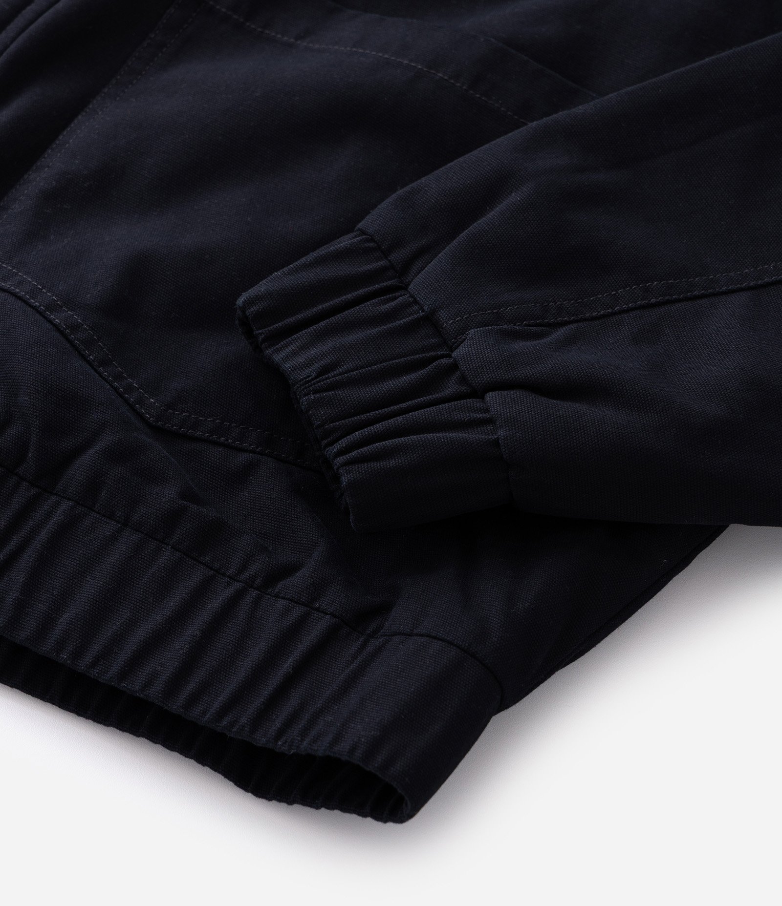 Jaqueta Pesada em Sarja Lisa com Trava de Metal Preto 4